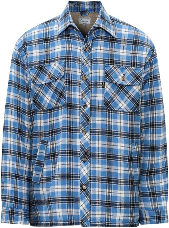 Socks UwearChampion Mens Pennine Fleece Lined & Padded Lumberjack Shirt