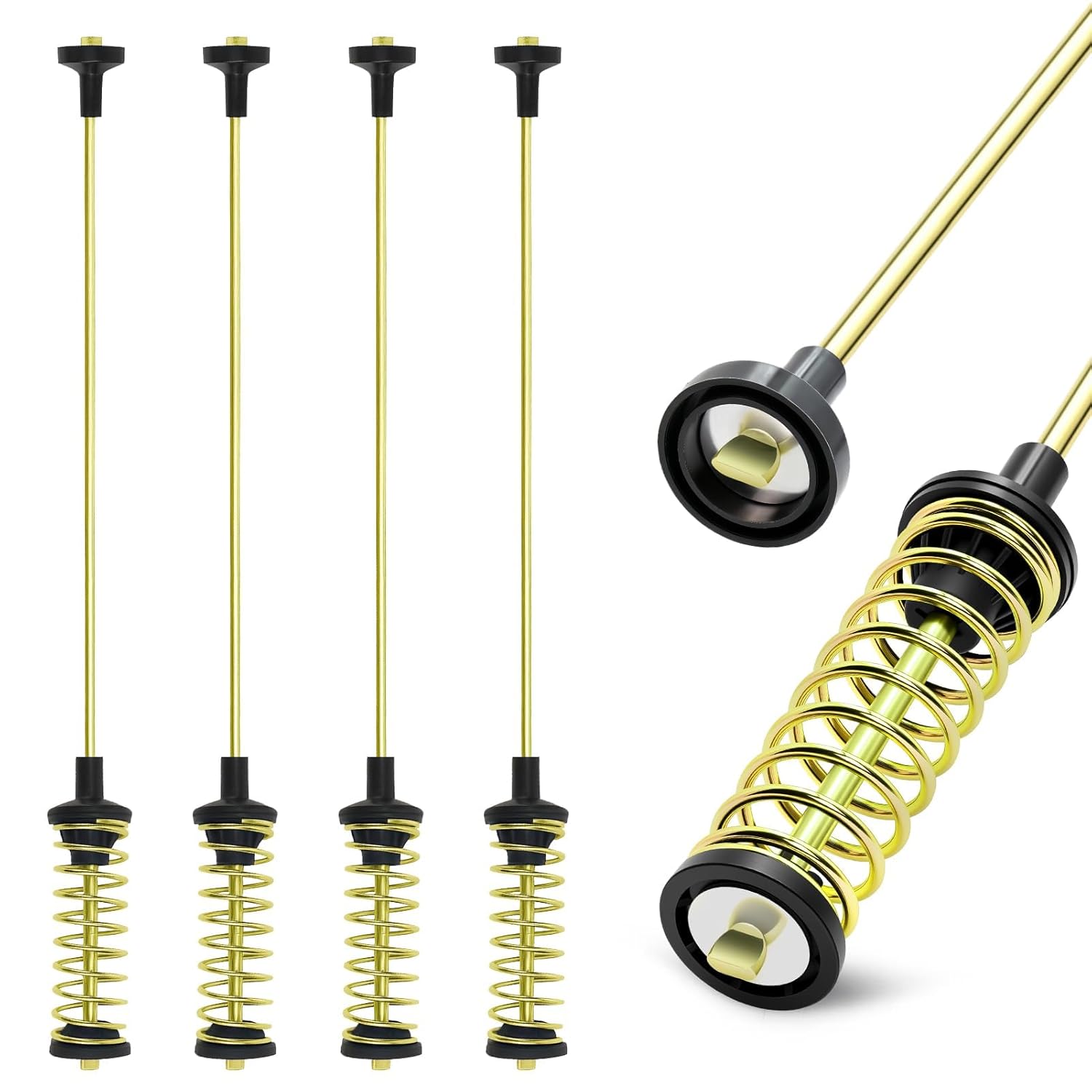 DC68-03172B-03 DC68-03172C Washer Suspension Rods for Samsung WA50T5300AC/US WA50R5400AV/US WA45T3400AW/A4 WA50R5200AW/US WA45N3050AW/A4, Replace DC68-03172D DC97-16350D Upgraded