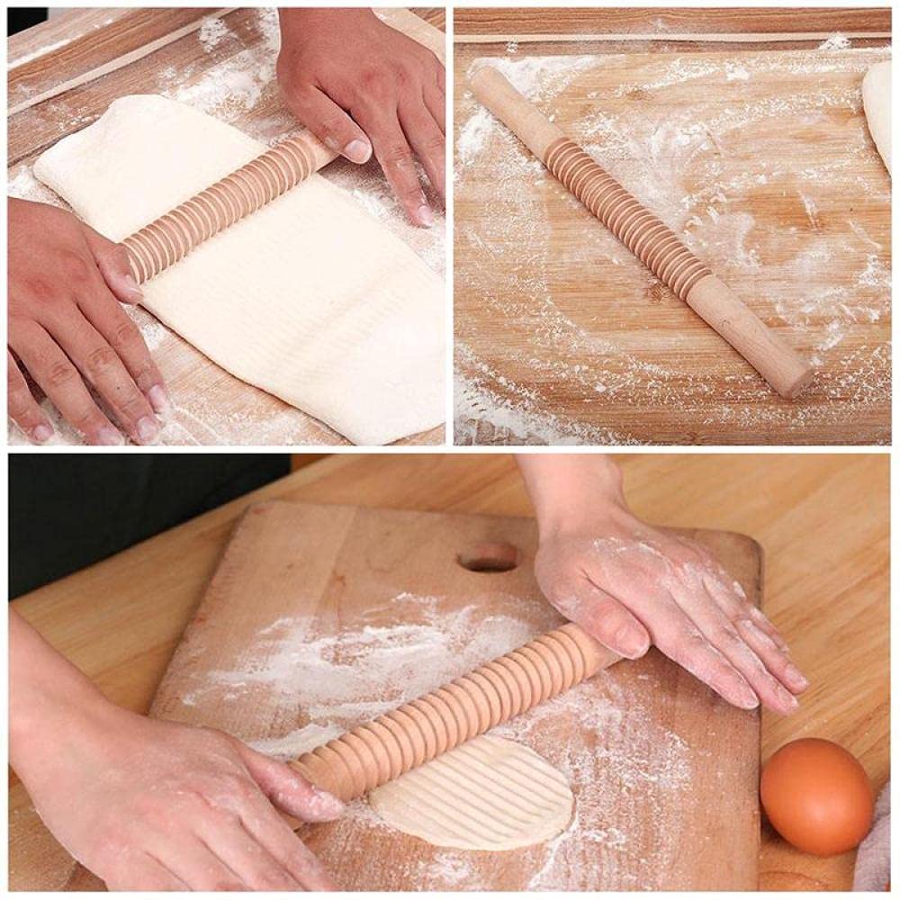 Nudelholz, Nudelhölzer Holzdraht Nudelholz Alle-Holz Backen Werkzeuge
