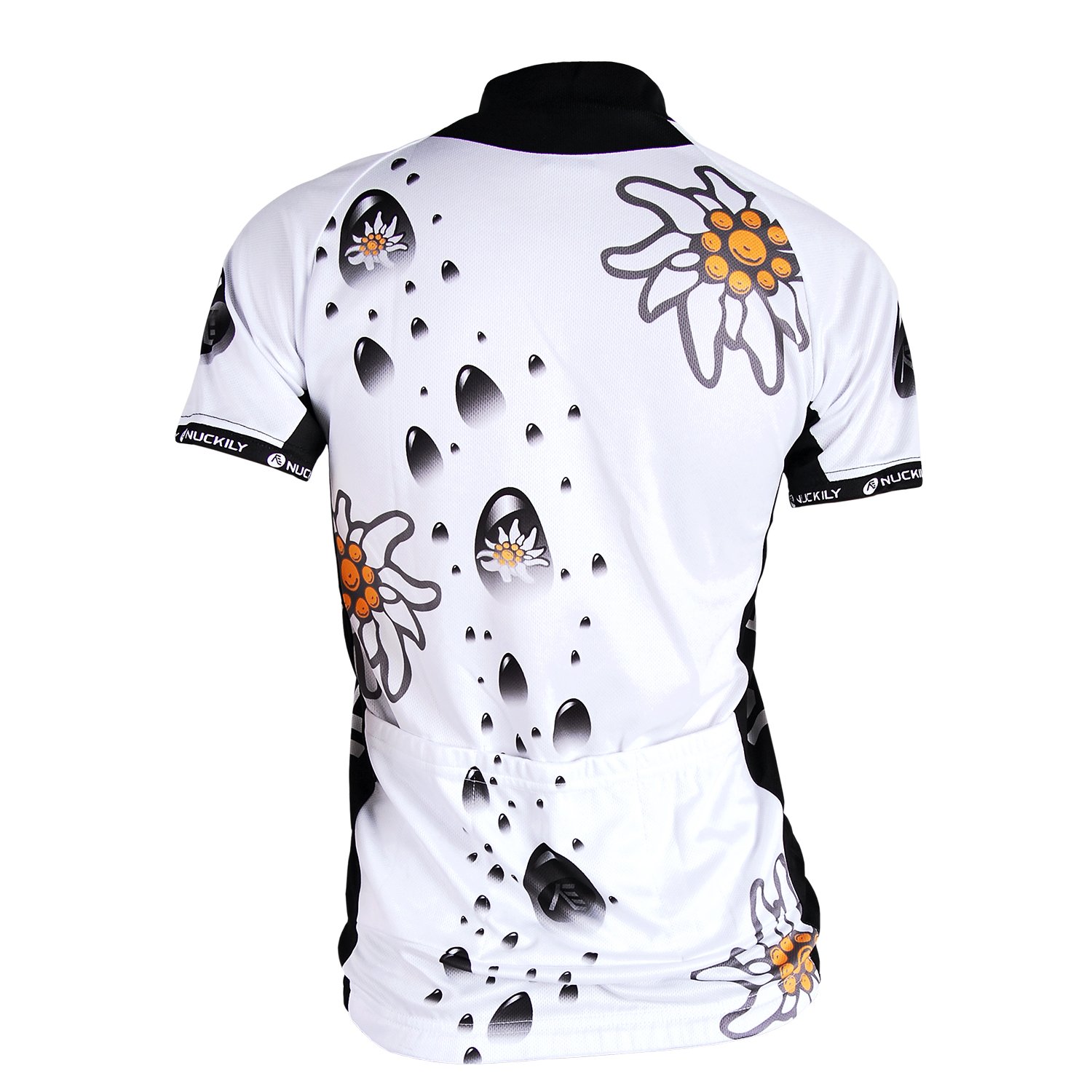 NUCKILY Ciclismo Jersey Manica Corta Donne Camicie Da Bici Donna Abbigliamento Della Bicicletta Bike Top Confortevole Quick Dry con 3 Tasche