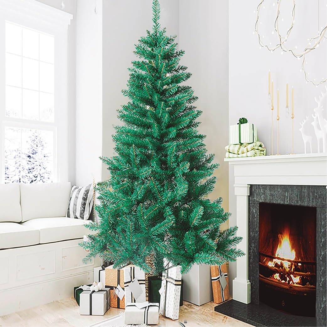 WatioWave Tree 220 Branches 120 cm, Ideal for Festive Decoration and Creating Christmas Atmosphere, Image
