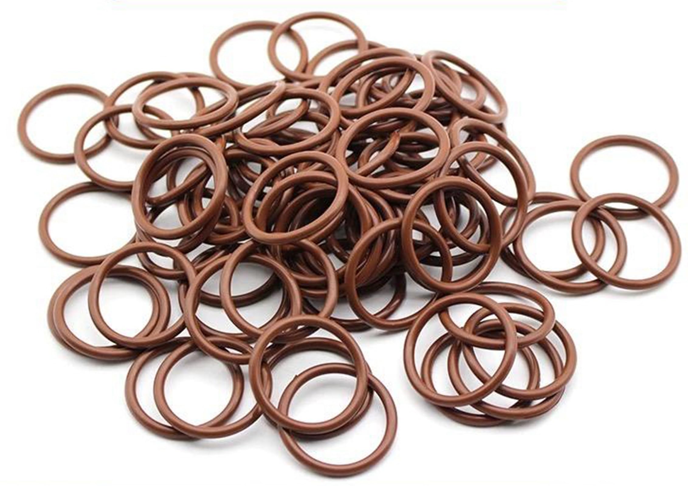 1 Piezas Flúor Caucho Tóricas Juntas, 672.86mm x 658.88mm x 6.99mm, Diámetro del cable 6.99 mm OD 672.86 mm, Marrón FKM Sello Junta para Maquinaria Plomería