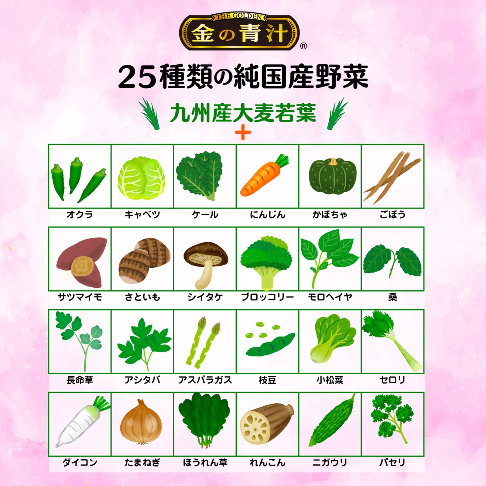 Amazon | NIHON YAKKEN 金の青汁(R) 25種の純国産野菜 乳酸菌 × 酵素  