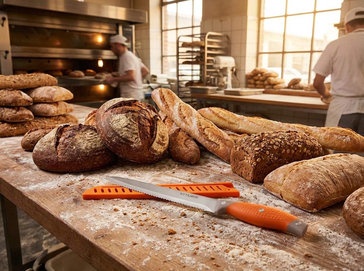 VITUER Bread Knife - Slice Like a Pro -6