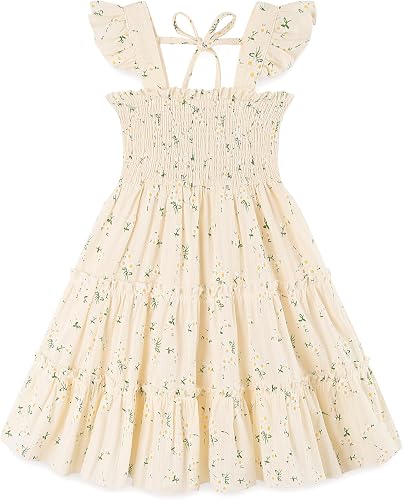KIDDLETOWN KIDDLETOWN Robe d'Été Trapèze Sans Manches pour Bébé Fille