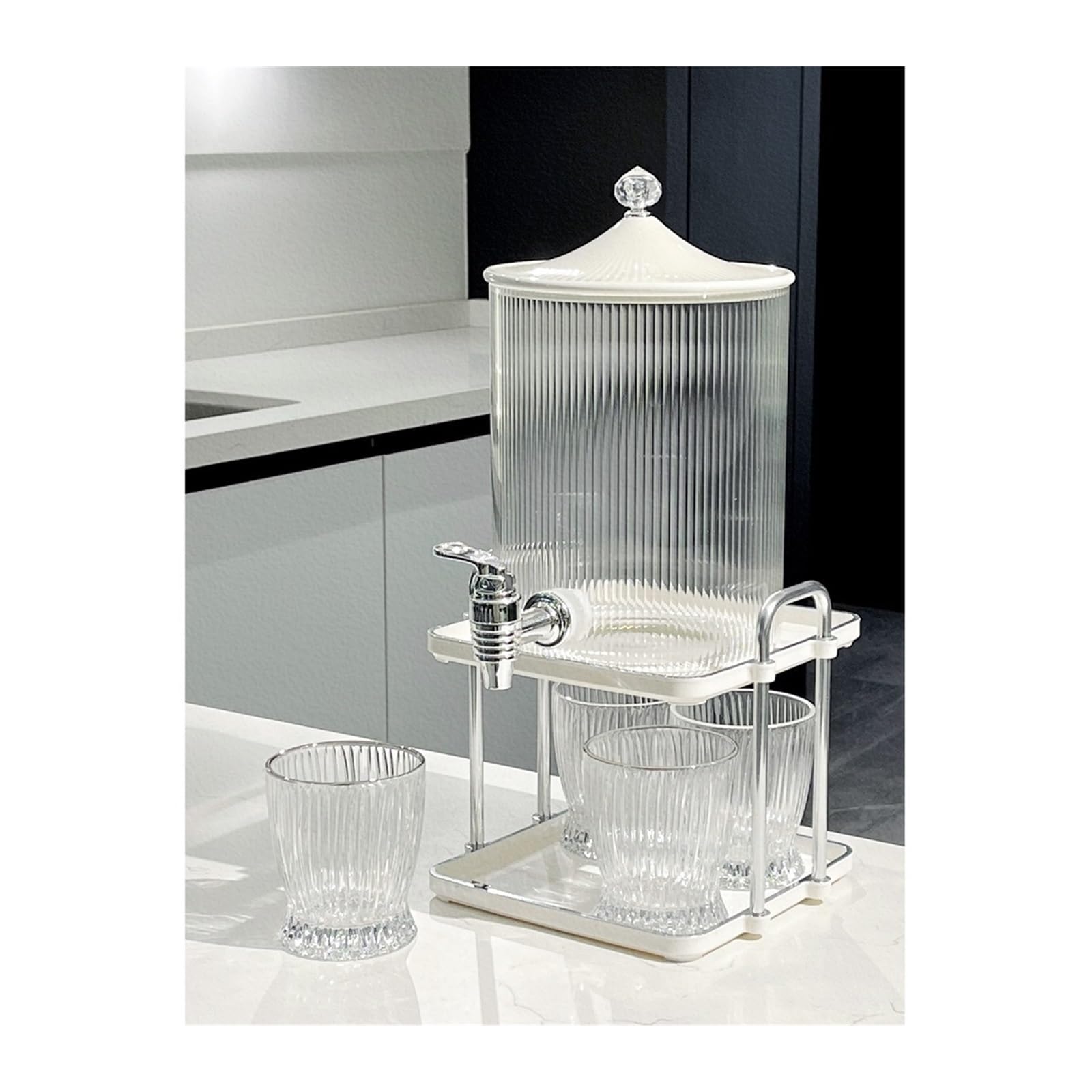 Bouilloire froide en verre ménage 3.5L anti-fuite avec robinet fixe