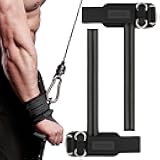 MANUEKLEAR Non-Slip Wrist Straps for Weightlifting Deadlifting, Gym Lifting Straps with D Rings for Cable Machine Workout, 10mm Neoprene Padded Weight lifting Wrist Wraps for Men Women