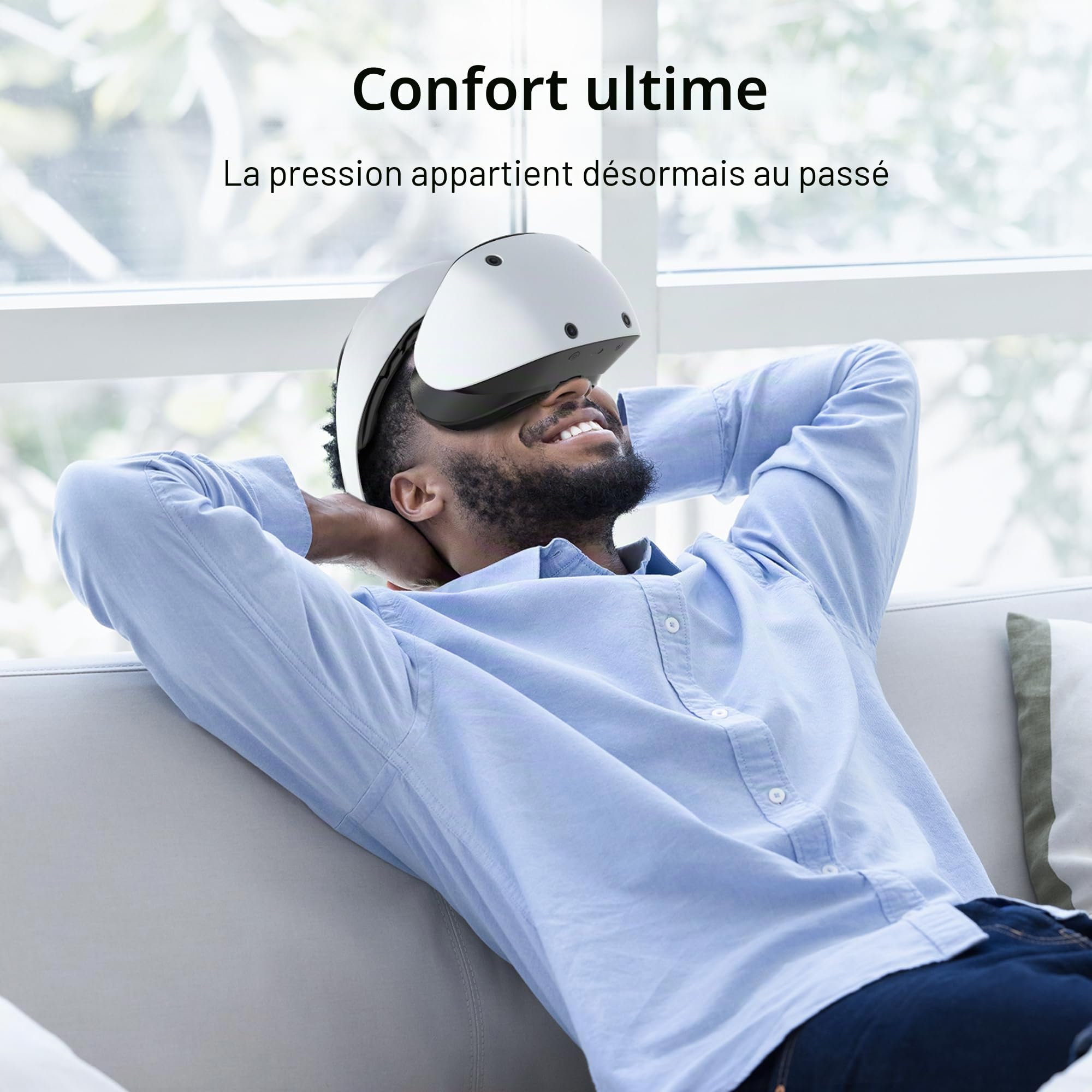 AMVR CM1 Kit confortable compatible avec les accessoires PS VR 2, doux et confortable, équilibre du poids, respirant
