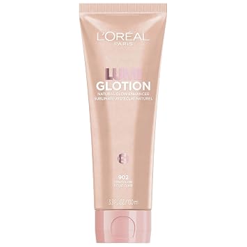 LOreal Paris Makeup True Match Lumi Glotion XL, Natural Glow Enhancer, Illuminator, Highlighter, Bronzing Drops For a Sun-Kissed Glow for Face and Body, 902 Light, XL 3.04 fl oz