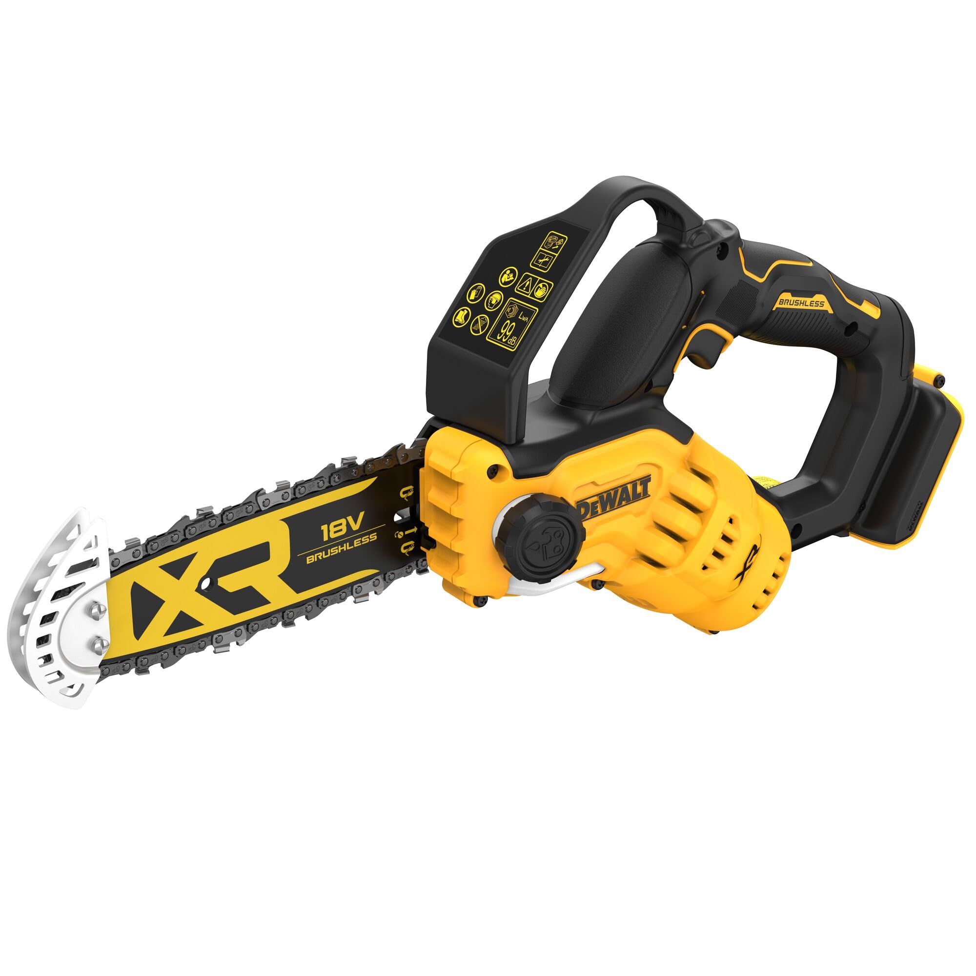DEWALT Sierra de podar sin escobillas XR 18V sin cargador/batería, DCMPS520N-XJ