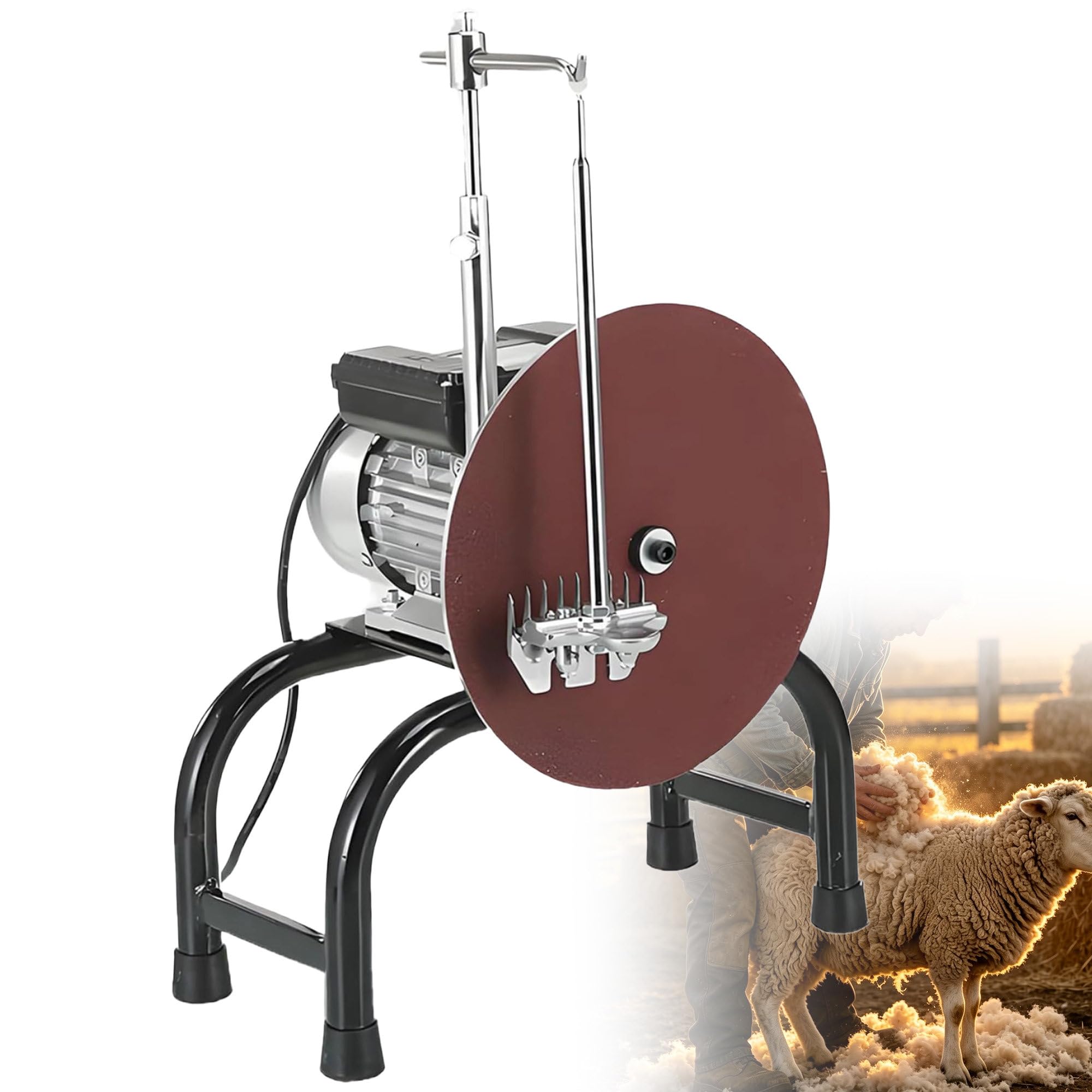 Reweci Multicolor Professional Wool Shears Sharpener, 550W Grinder With Stand