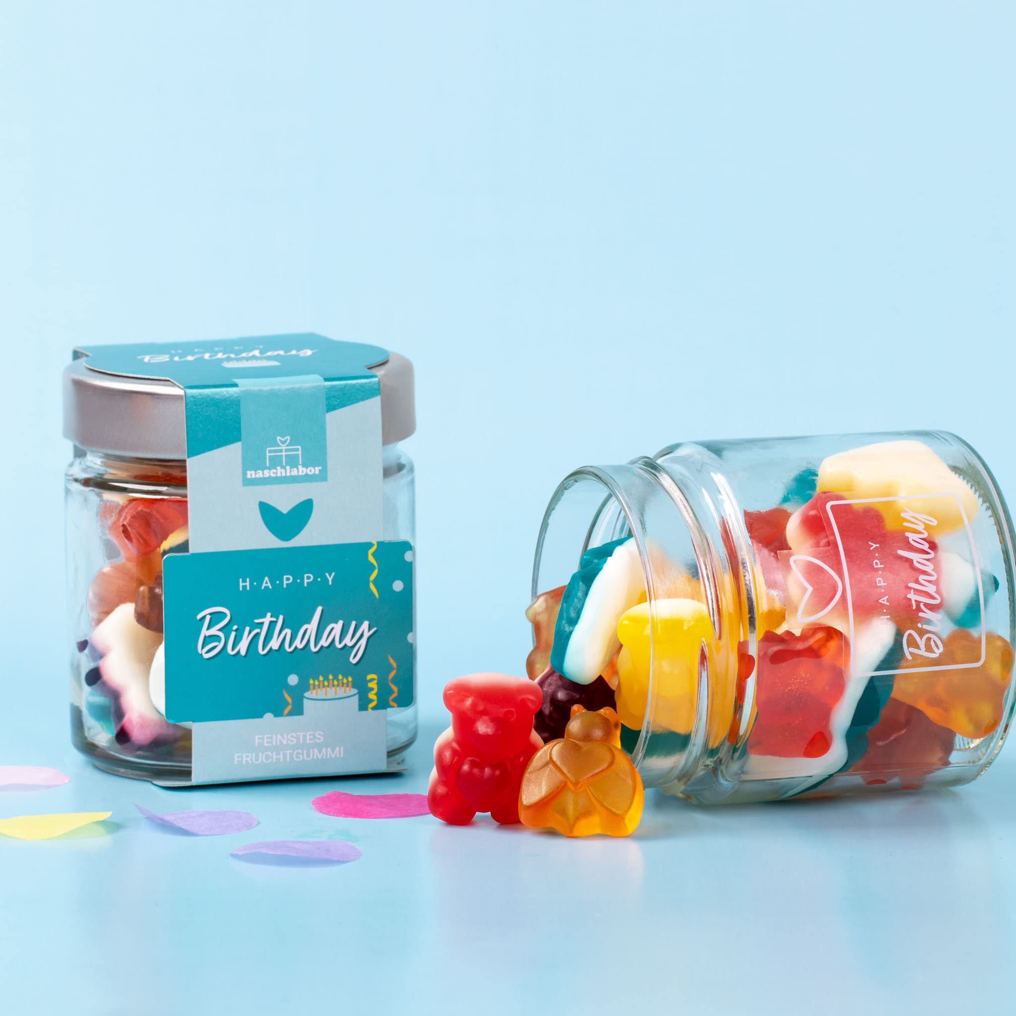 Happy Birthday - Süßes Geburtstagsgeschenk | 120g Fruchtgummi