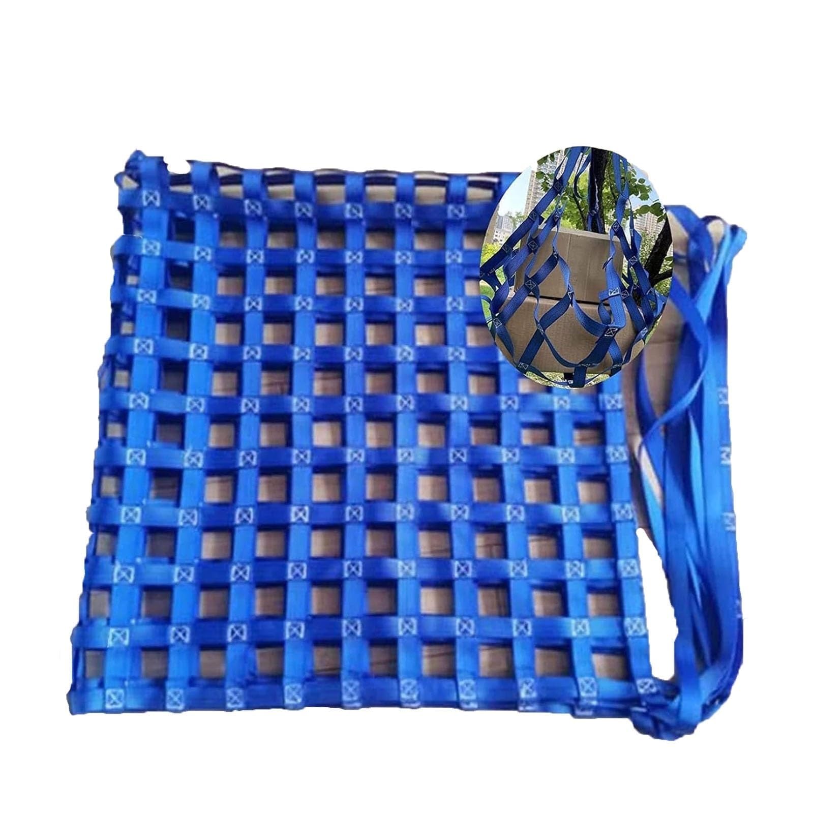 Red De Carga Colgante Duradera Para Elevación, Red De Elevación De Eslinga De Poliéster Resistente Y Fuerte, Para Herramientas De Carga Y Descarga Industriales, Correas De Red De Elevación De(1.5 X 1.