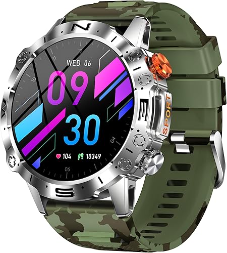 Miniatura 1 de Smart Watch for Men Women, 1.43" AMOLED HD-Display (AnswerMake Call)Fitness Tracker with Heart Rate Blood Oxygen Monitor, 40Days Long Battery for