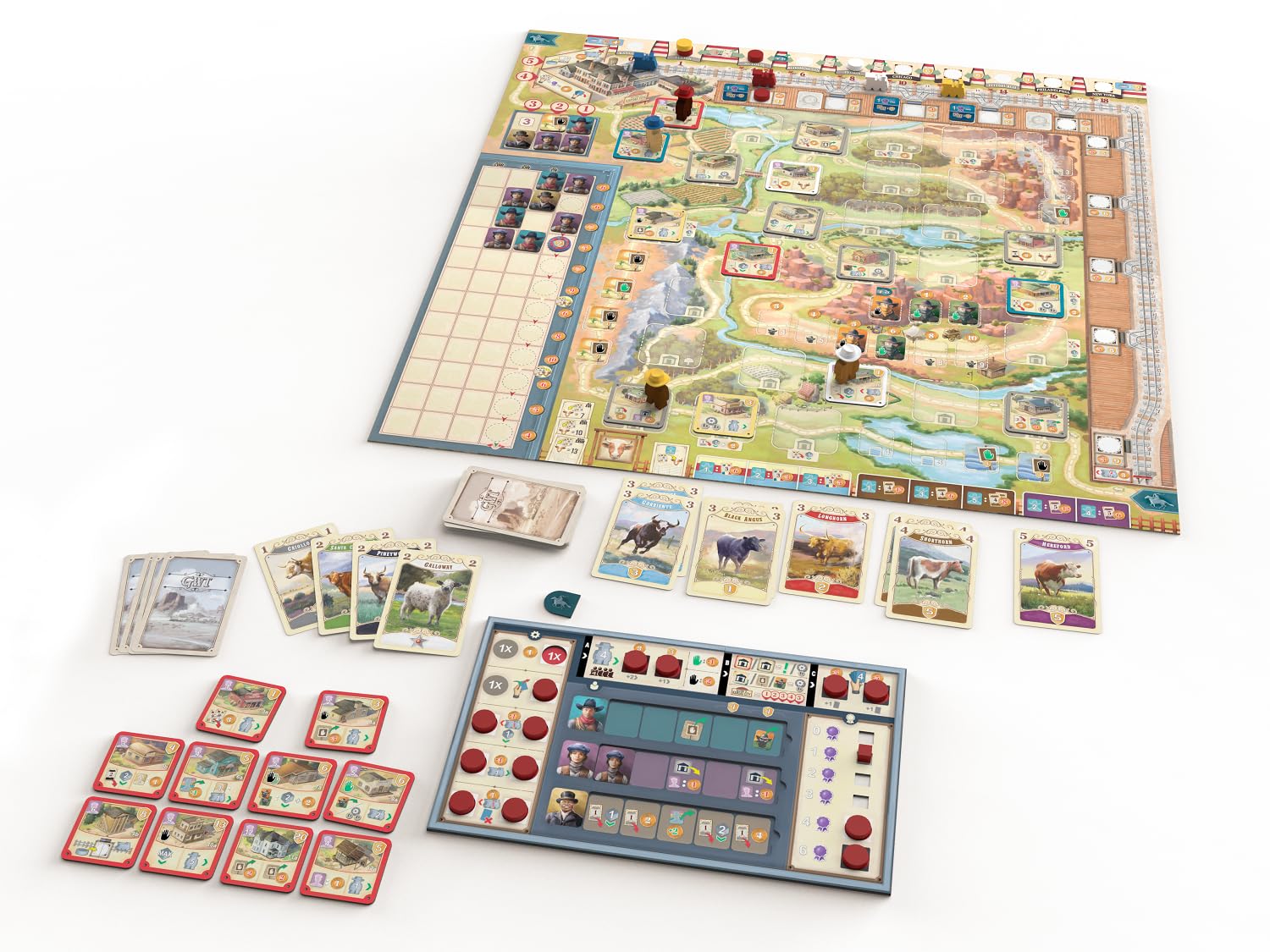 Rebel | Great Western Trail (druga edycja polska) | Gra planszowa | Wiek 12+ | 1-4 graczy | Czas gry 75+ min