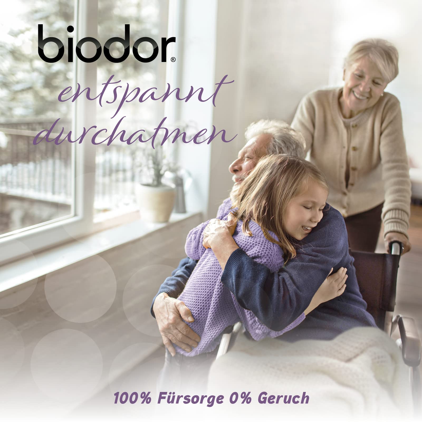 Biodor Pflege Konzentrat 1L - Geruchsentferner & Reiniger - Enzymreiniger für den Pflegehaushalt - Geruchsneutralisierer bei Urin, Inkontinenz und anderen strengen Gerüchen - zuverlässige Reinigung