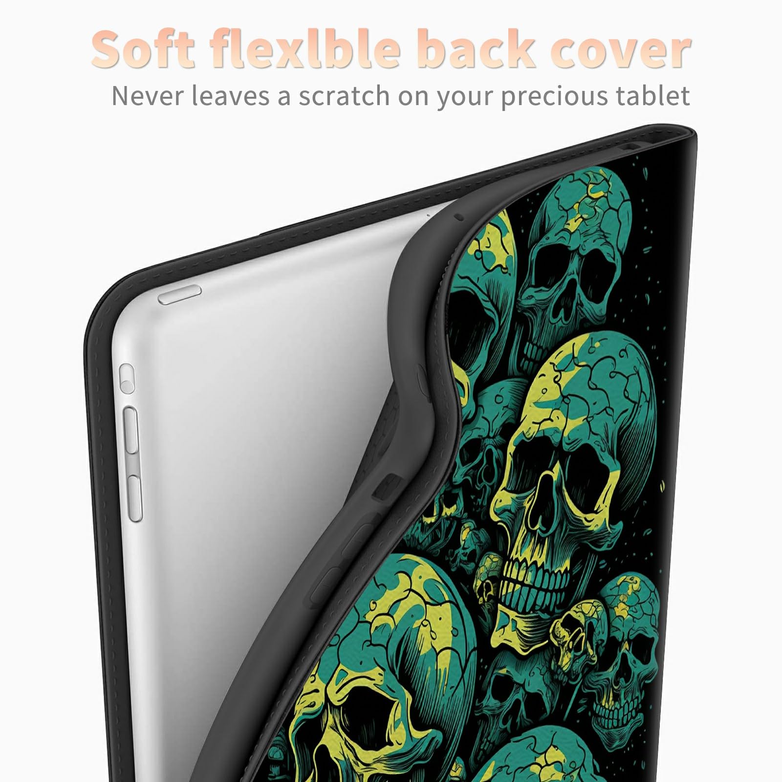 Amazon.com: Neon Green Skull Case for iPad Pro 13 inch M4 2024