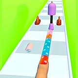 Women Long Nails! Runway Dash 3D - Collect the Nails and Paint with Polishes to decorate them