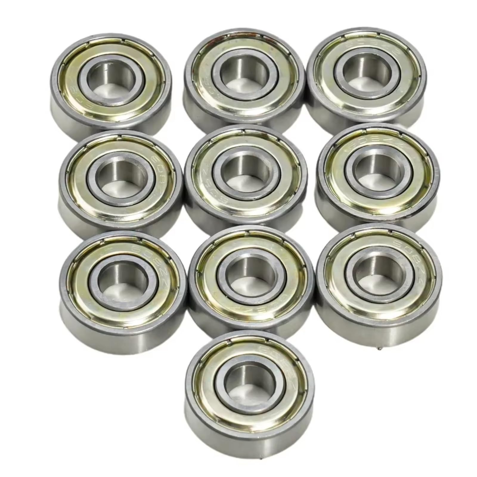 608 ZZ 10PCS Roulements Billes Double Blindage Skateboard Accessoires Remplacement Trottinettes Électriques Réparation Assemblage Accessoires RC