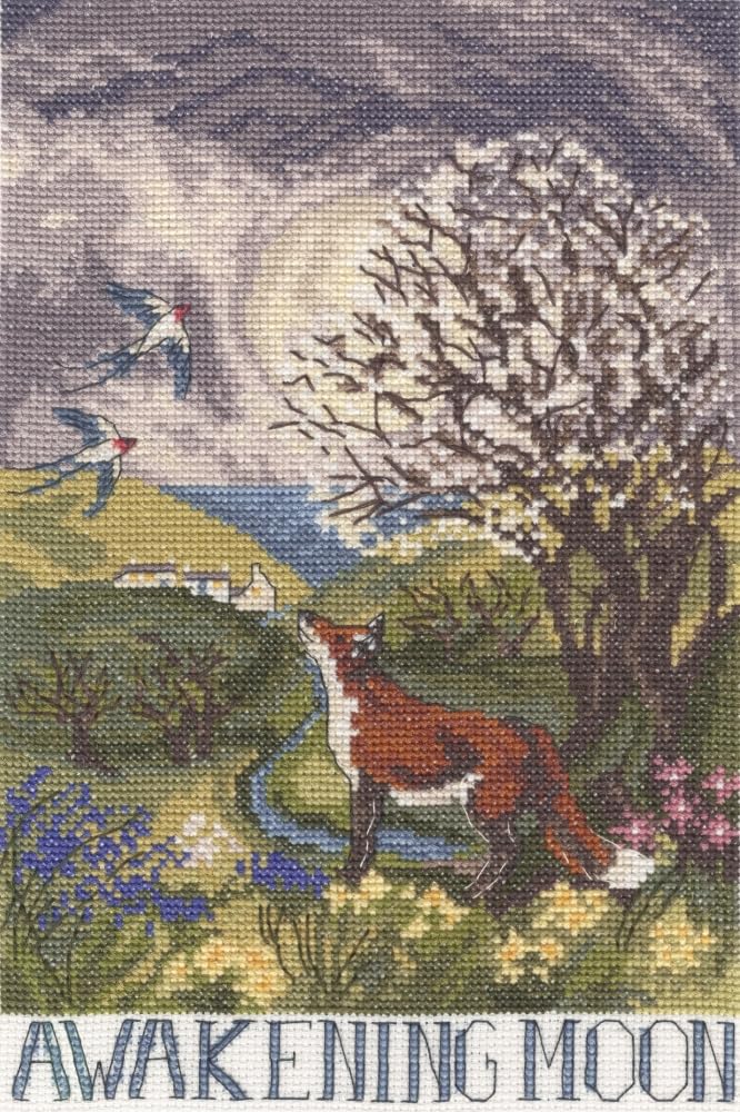Awakening Moon Cross Stitch Kit By Bothy Threads