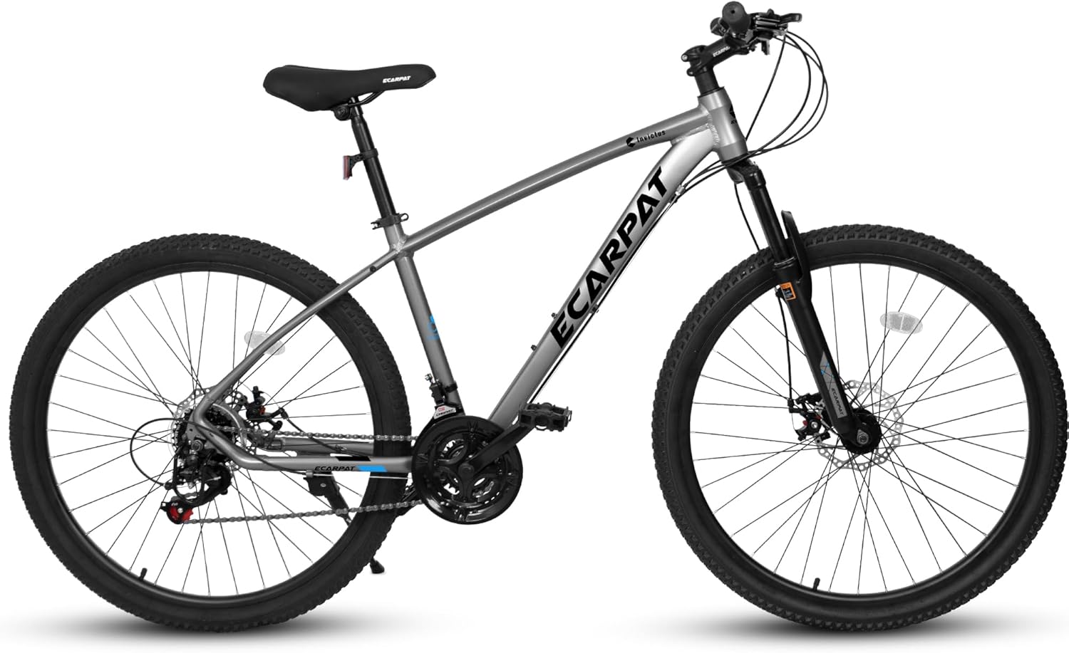 Mountain Bike 24 Inch/26 Inch/27Inch/27.5Inch Wheels 21-Speed Mens Womens Trail Commuter City Mountain Bike, Carbon Steel Frame Disc Brakes Thumb Shifter Front Fork Bicycles