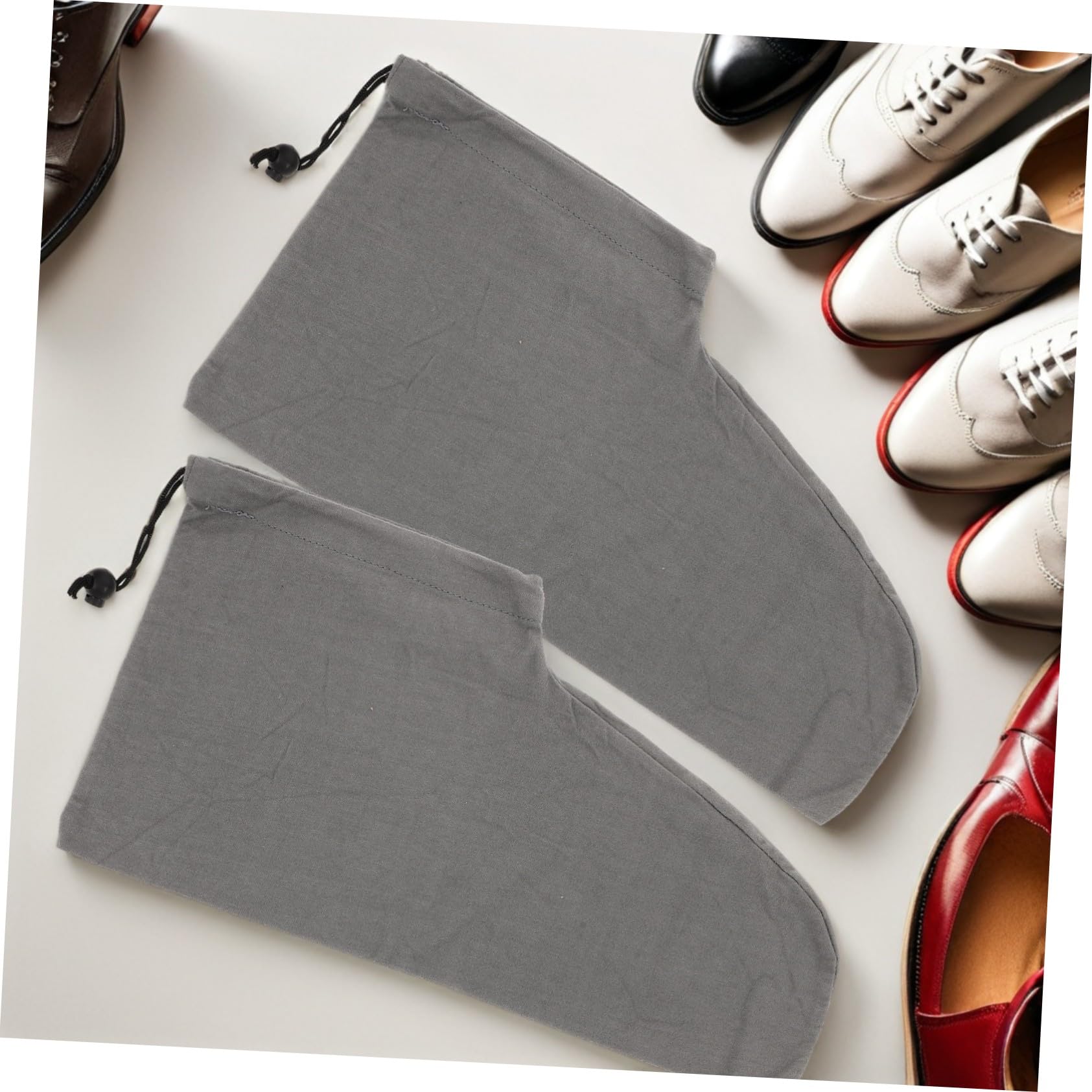 Yardwe 6pezzi Sacchetti Per Scarpe Da Viaggio in Cotone Coulisse Organizer Da Viaggio Per Scarpe e Stivali Borse Riutilizzabili Per Separare e Proteggere Le Calzature
