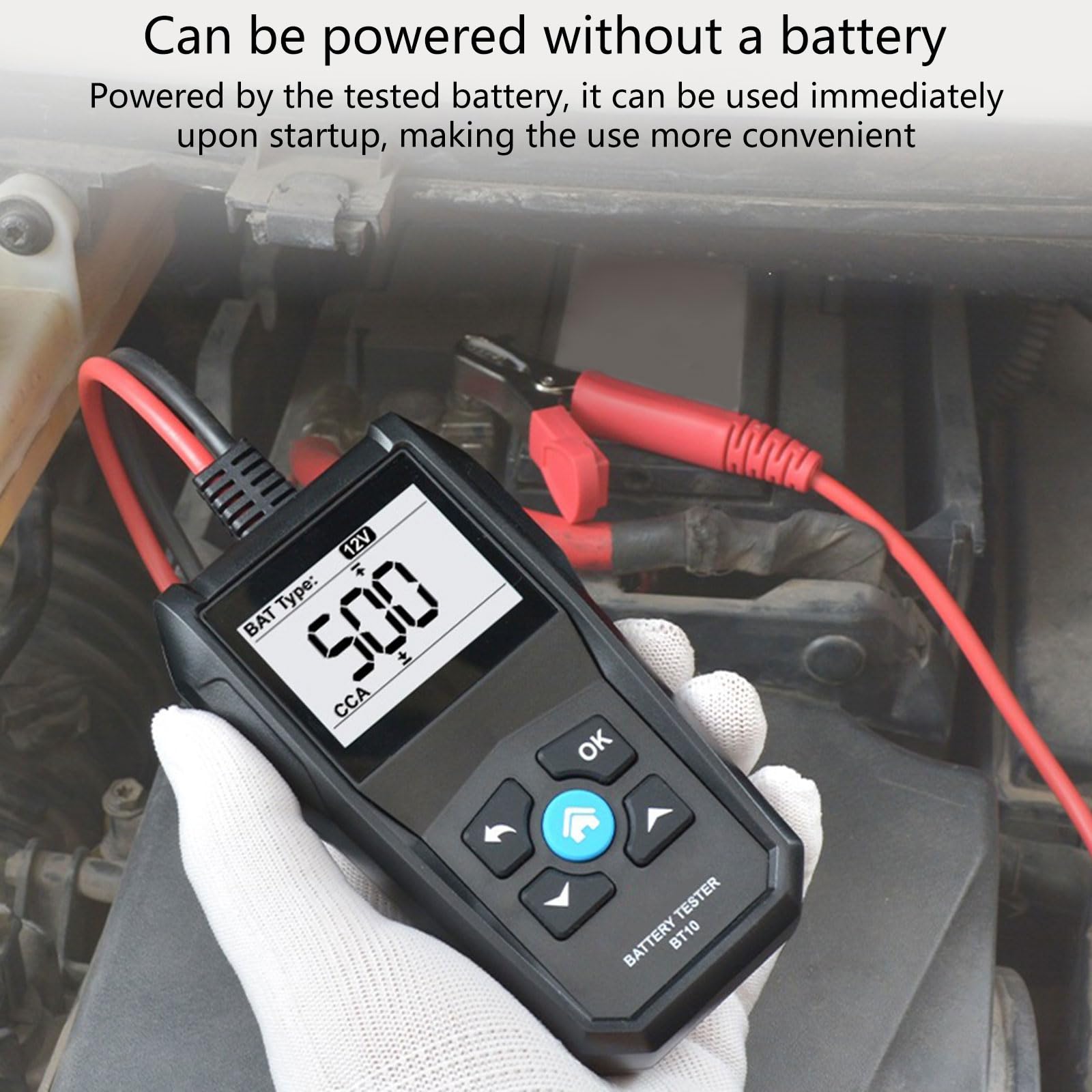 Analyseurs de batterie de véhicule, haute précision pour les tests de tension, mesure de capacité et Diagnostic de résistance, testeur de batterie de voiture