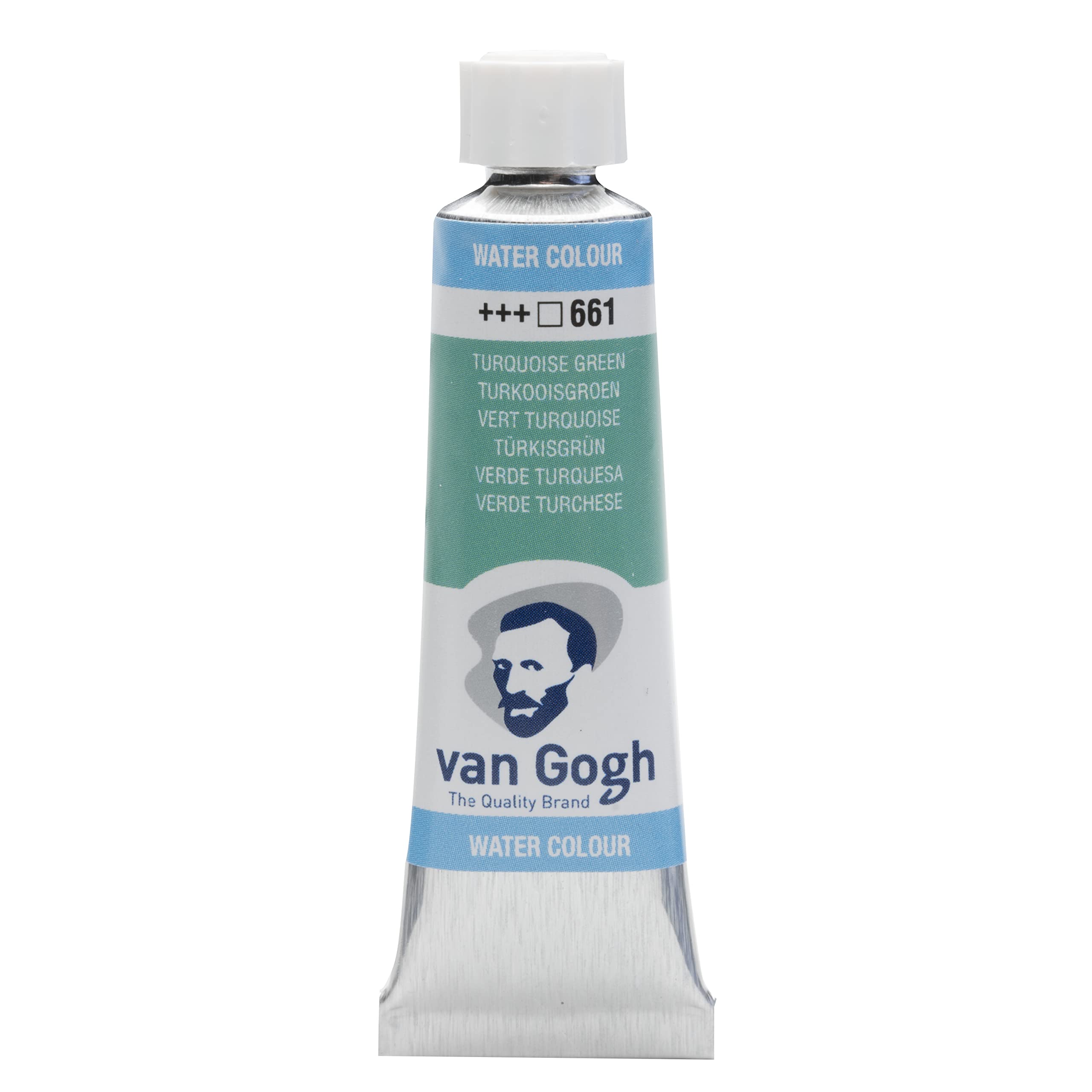 Van Gogh Watercolour Paint, 10ml Tube, Turquoise Green 661