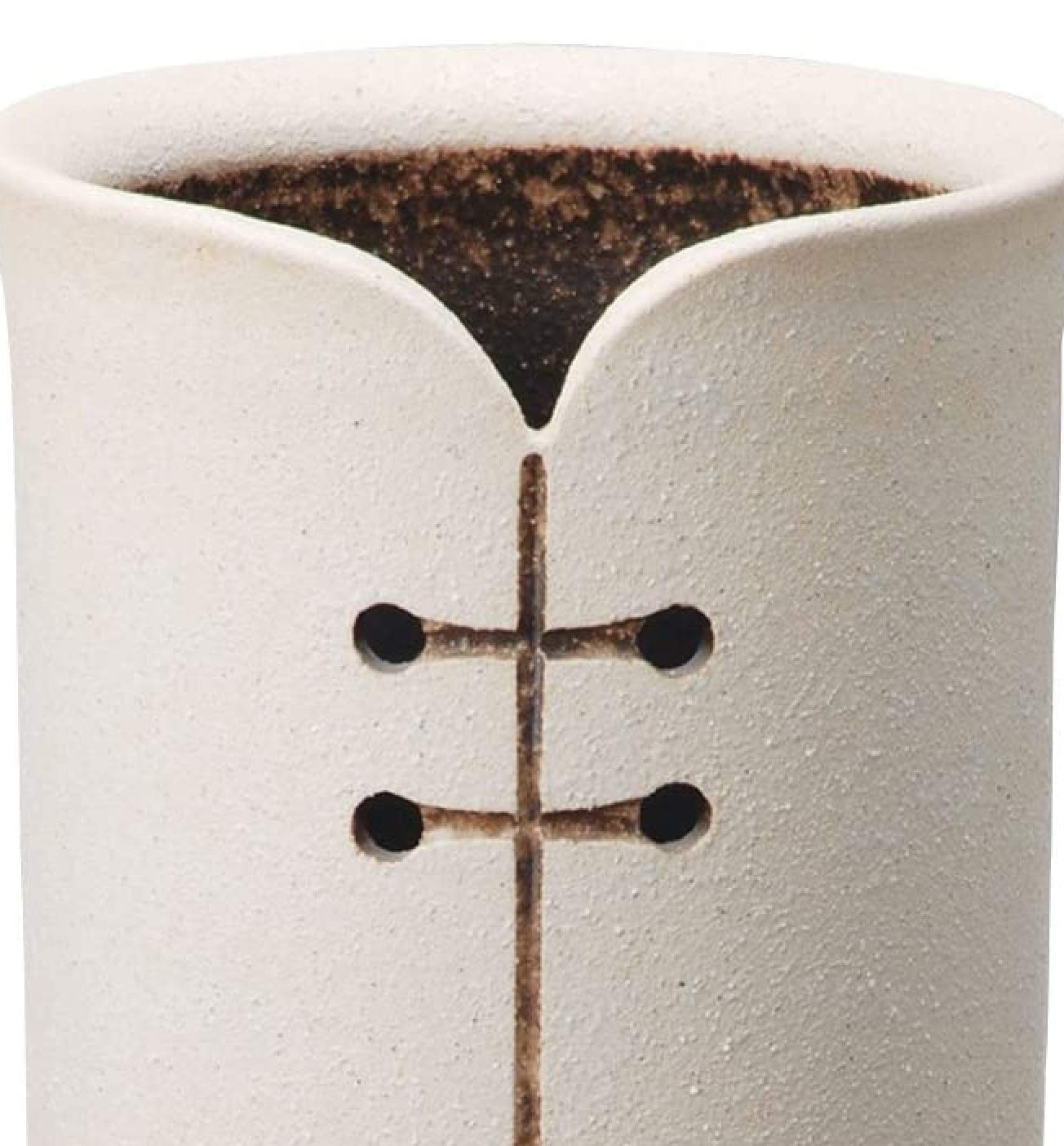 Amazon.co.jp ツートンカット傘立 【信楽焼 傘立て】 : Home & Kitchen