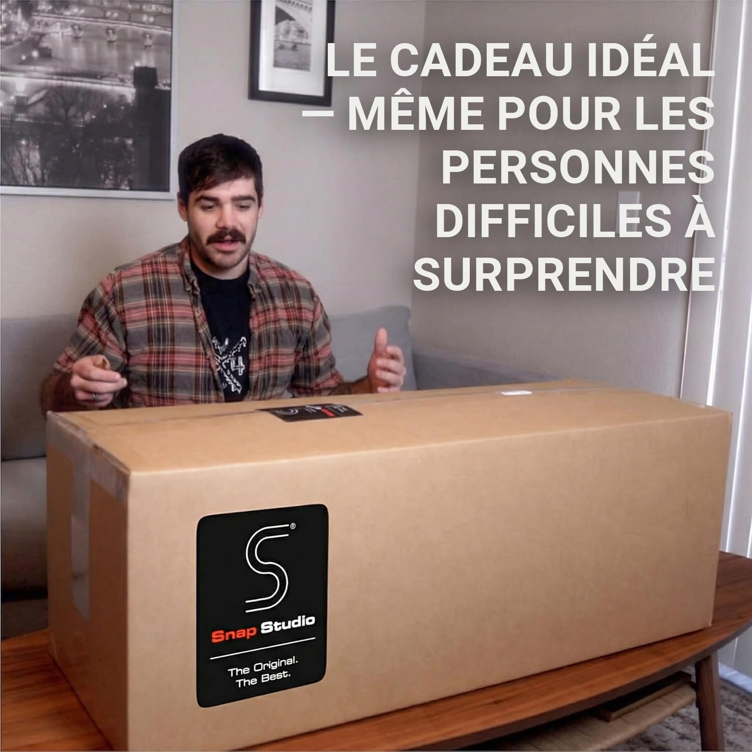 Snap Studio Cabine vocale – Cabine de son de studio n°1 recommandée pour enregistrer des voix sèches et sans écho. Réduction de la réverbération de 80% et isolation à 360 ° – Support à clipser,