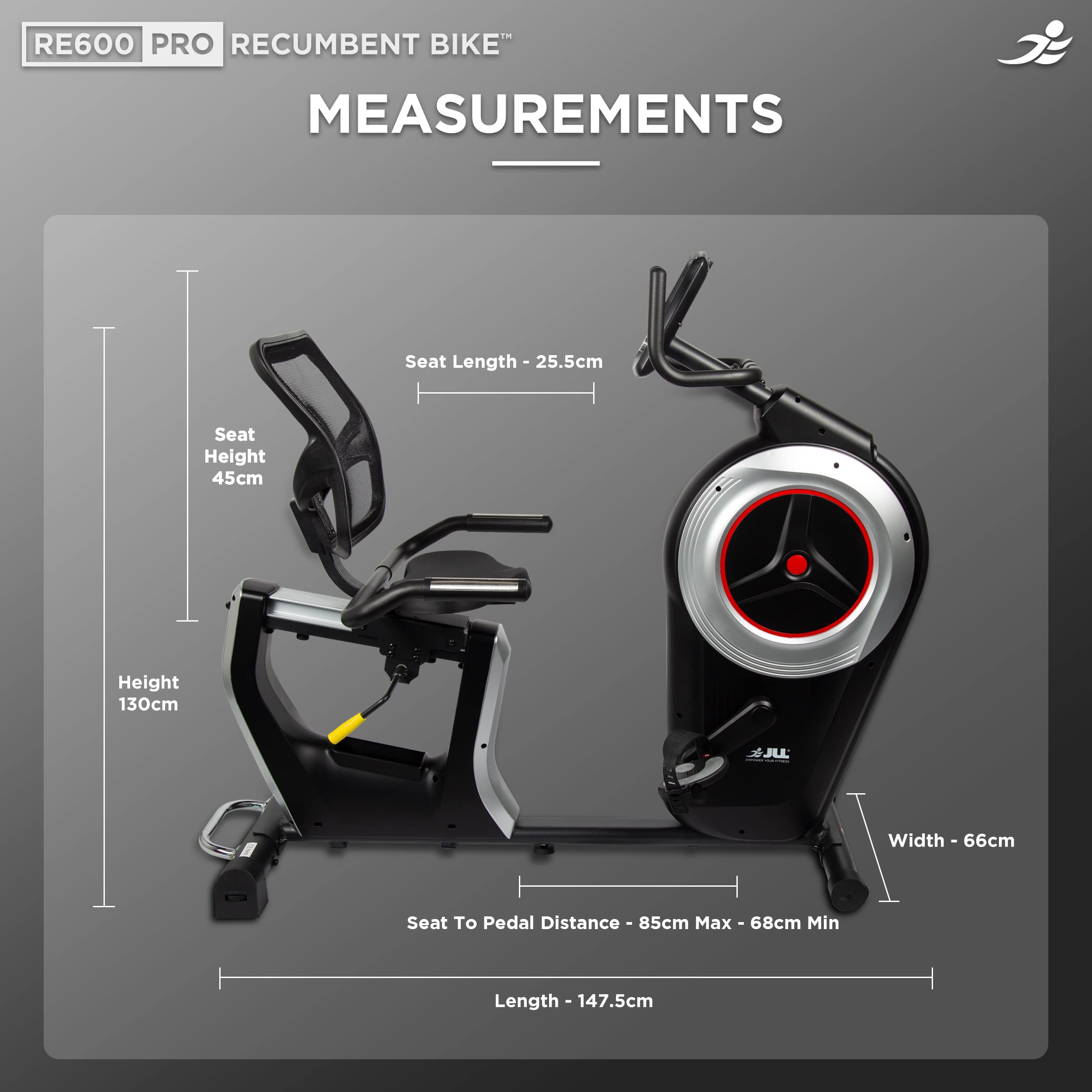 Buy JLL RE600 Pro Recumbent Exercise 