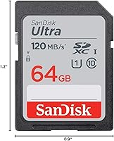 Vista 5 de SanDisk Tarjeta de memoria Ultra SDXC UHS-I de 64 GB - 120 MB/s, C10, U1, Full HD, tarjeta SD - SDSDUN4-064G-GN6IN [Versión anterior]