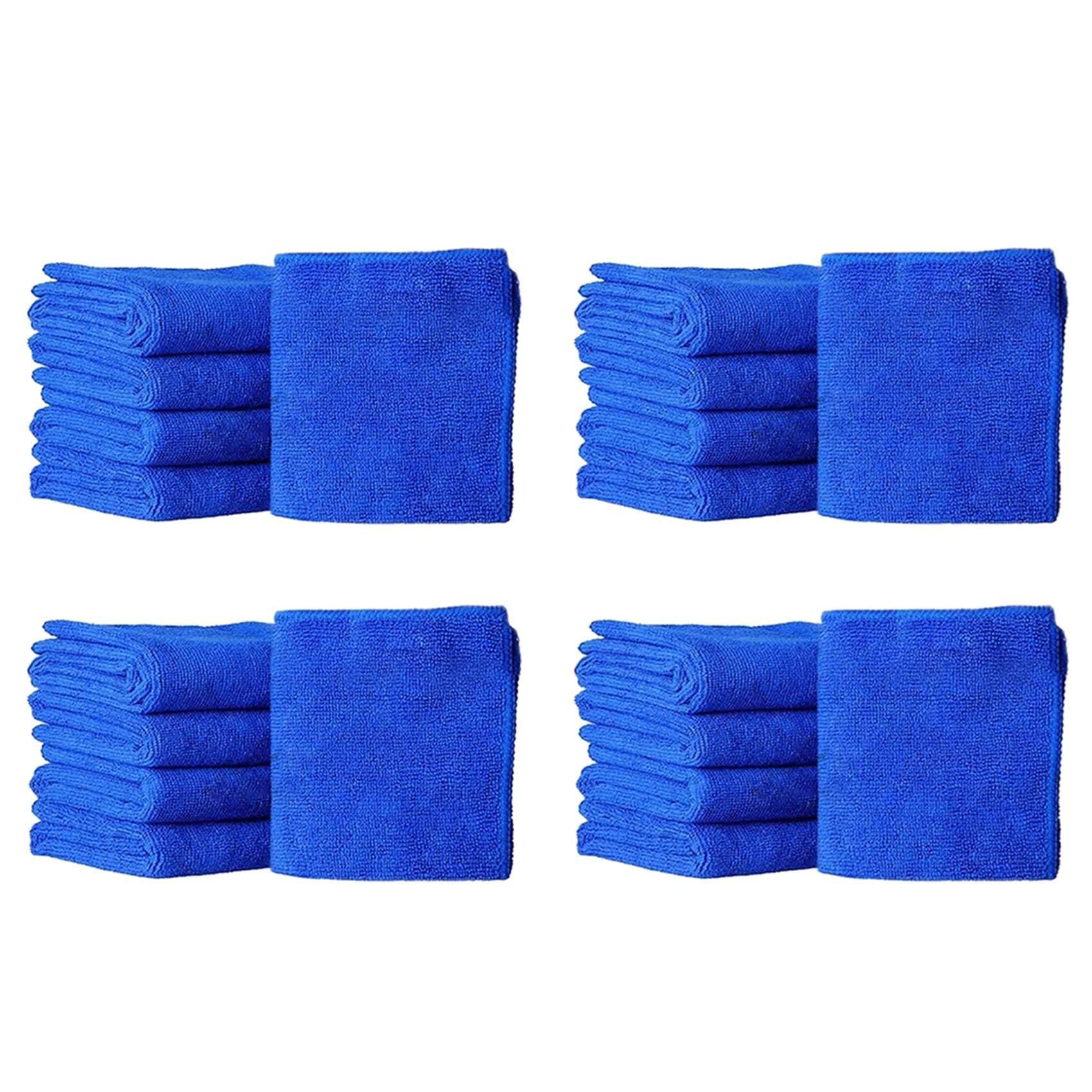 Hndhbfgrt 20Pcs Fiber Absorbent Towel Cleaning Towel 25 X 25CM