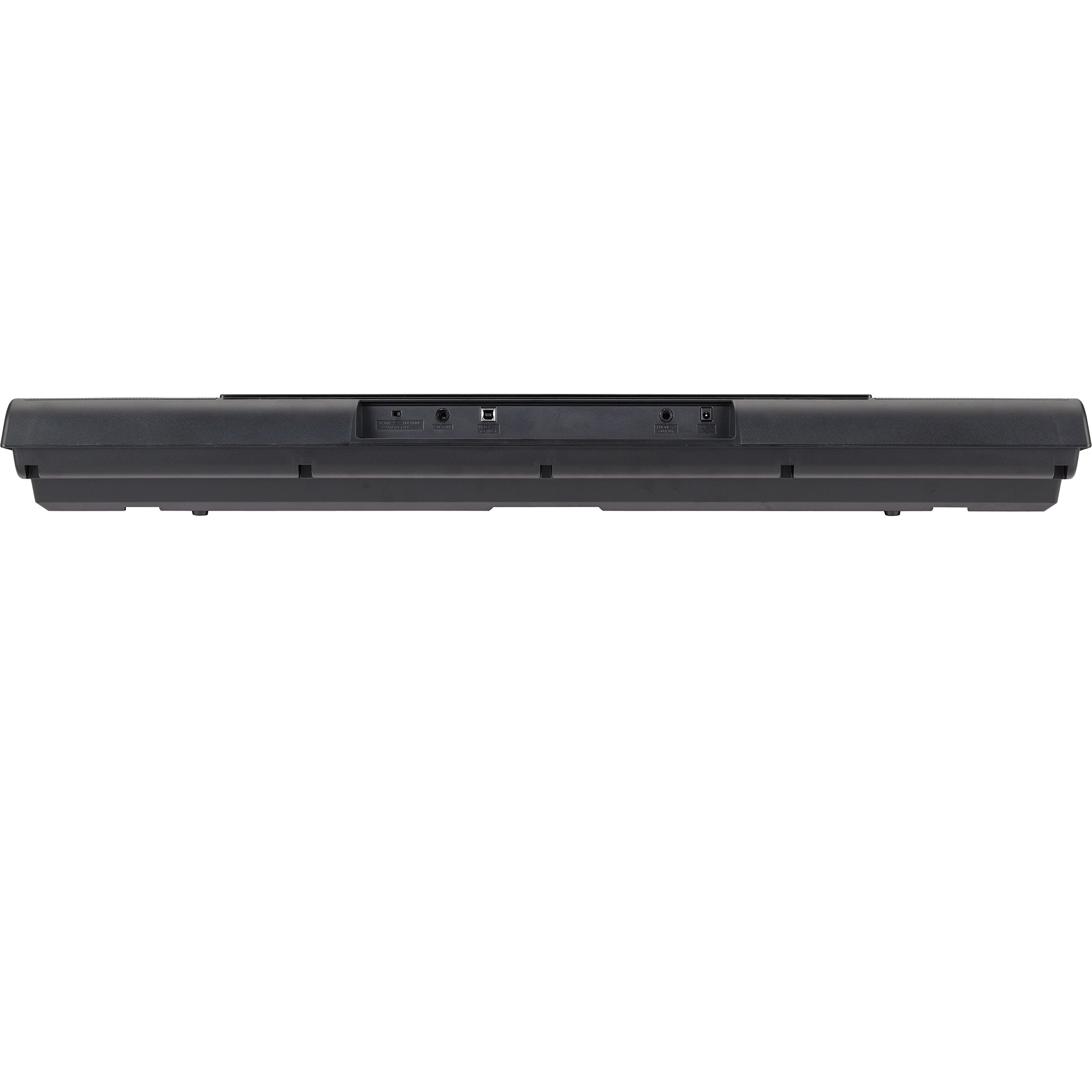 Yamaha Digital Keyboard EZ-220 Tastiera Digitale Portatile Ottima per Principianti, Connessione USB-to-Host con 61 Tasti Dinamici Luminosi e Funzioni di Apprendimento, Nero
