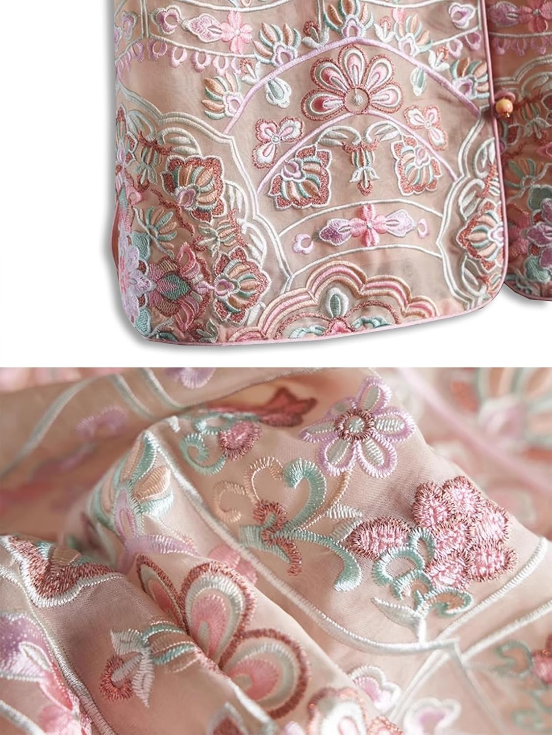 花柄刺繍 薄いピンク ブランケット 花柄刺繍 薄いピンク ブランケット 楽天市場】生地 花柄（カラーピンク