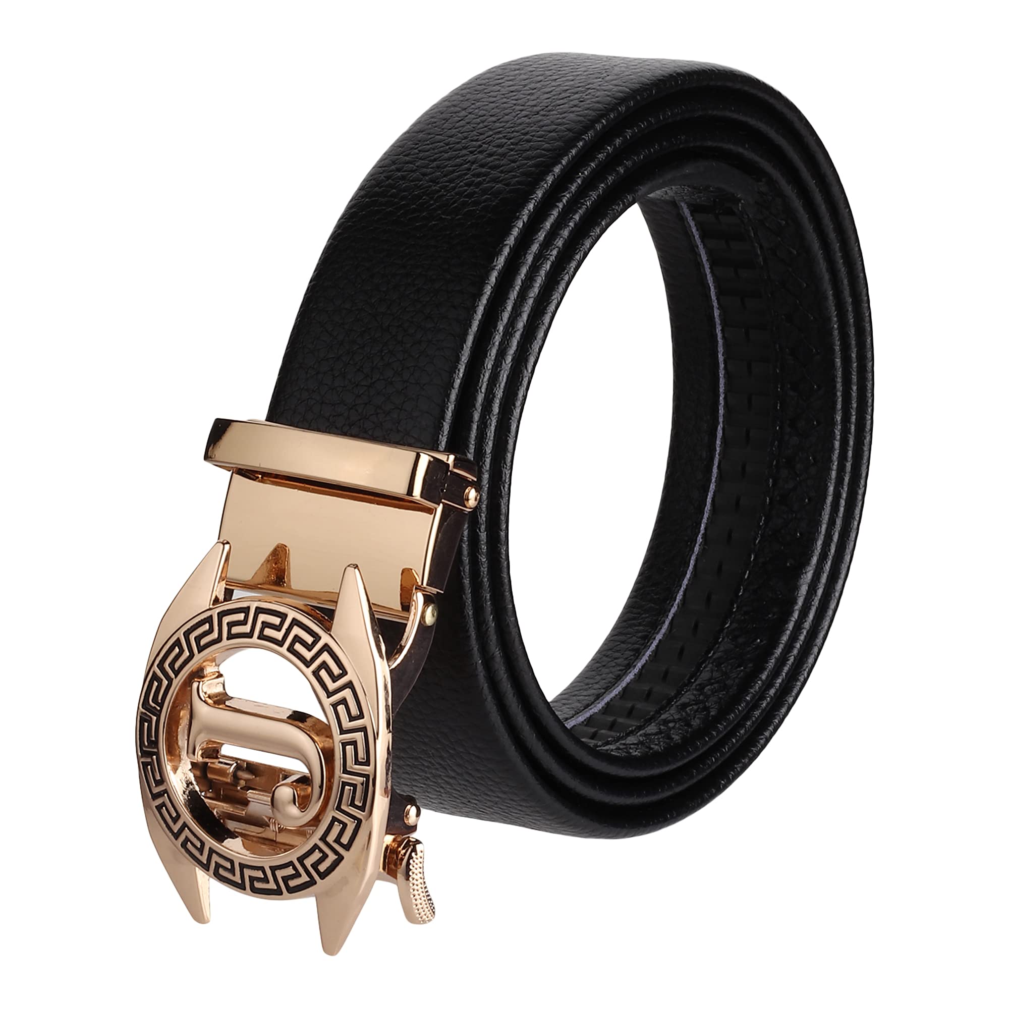 ZORO mens belt, PU leather belt for men, alphabet letter A B G N M R S T V