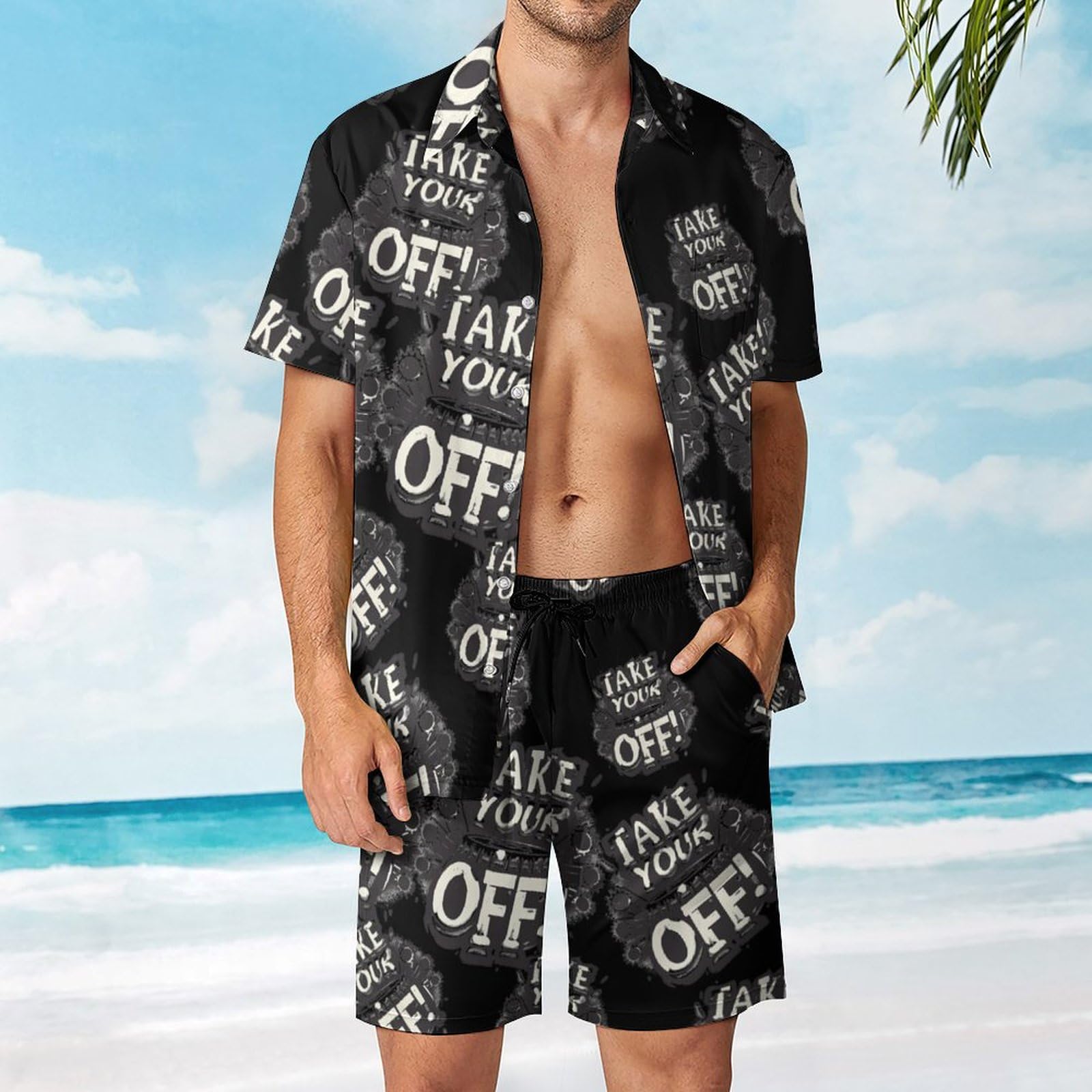 メッシュティー ビーチドデイズ 公式 BEACHED DAYS ラッシュガード 半袖 COOLMAX クールマックス 速乾 ドライTシャツ サーフT  サーフィン メンズ レディース Bitcoin and Dollars メンズ サマービーチアウトフィット シャツとショーツセット 2ピース  バケーション BEACHED ...