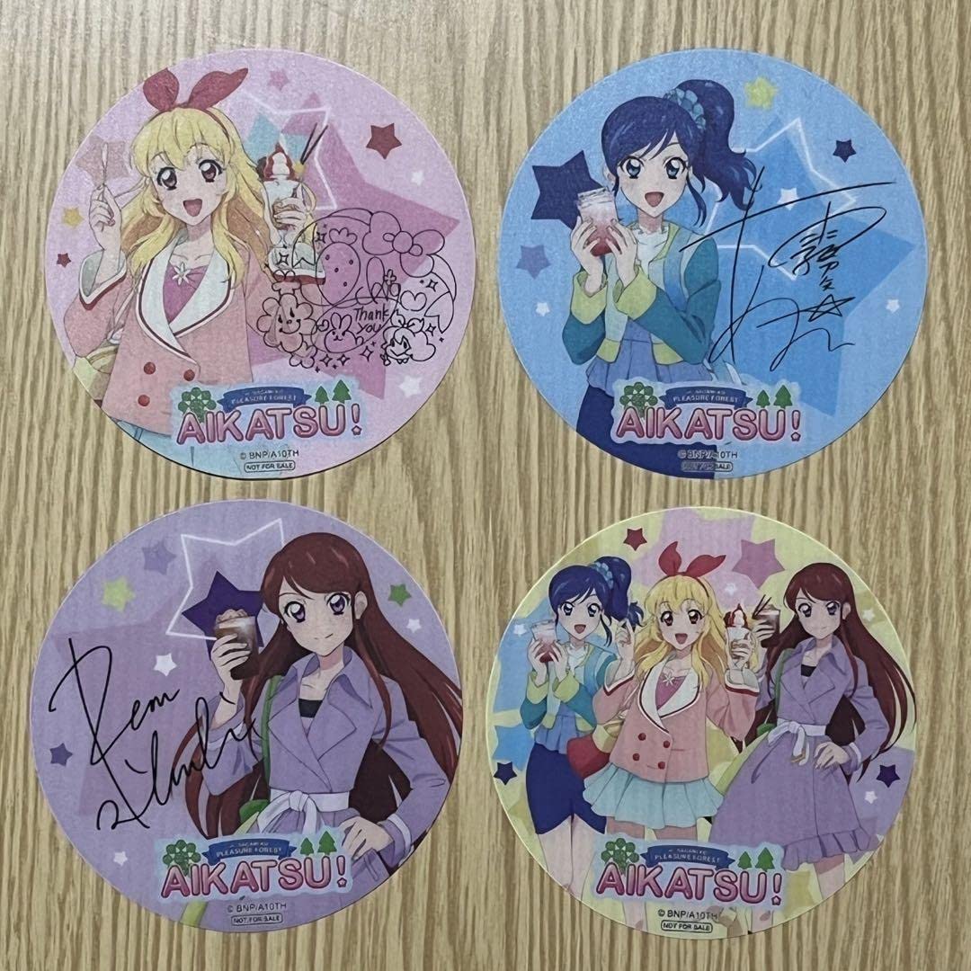 アイカツ！ワイヤレスチャージャー星宮いちご　霧矢あおい　紫吹蘭　soleil アイカツ！ワイヤレスチャージャー星宮いちご 霧矢あおい 紫吹蘭
