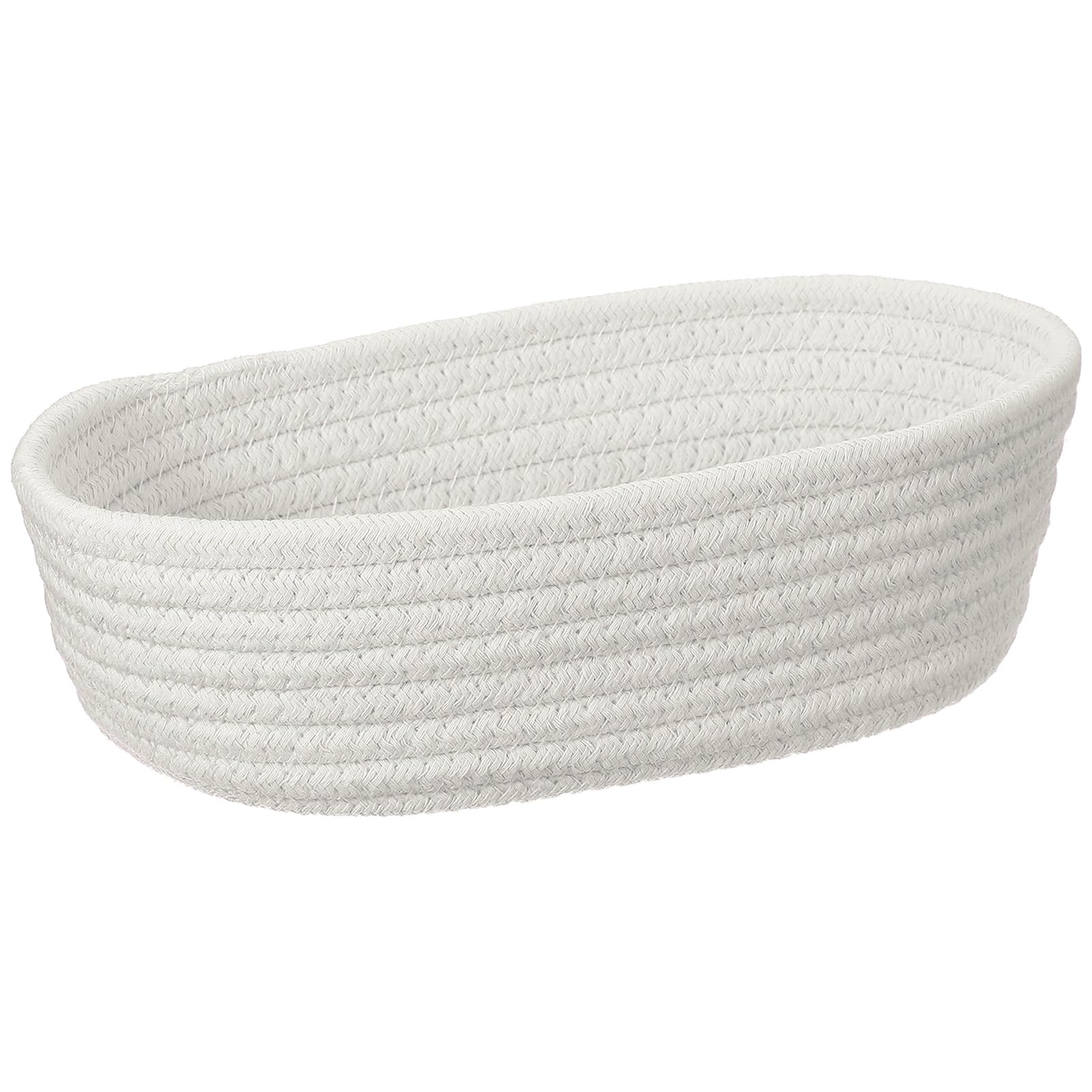 Panier de rangement en coton haut de gamme boîte de rangement ovale durable