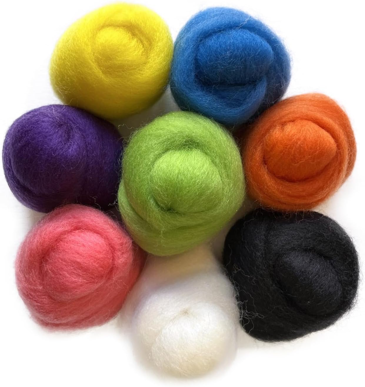 WISTYRIA EDITIONS WR-850 0.25-Ounce Wool Roving, 12-Inch, Classic, 8-Pack