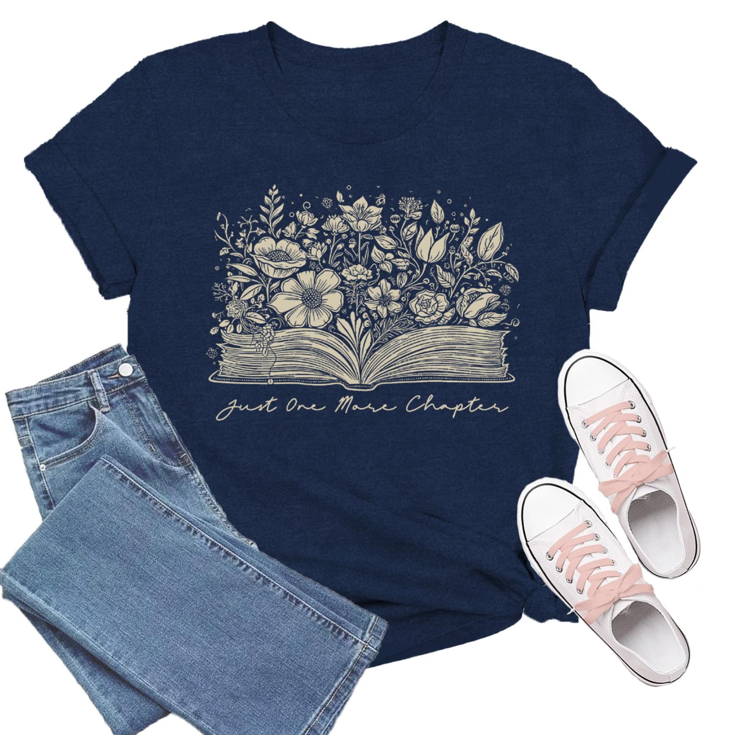 Book Shirts for Women Book Lover T-Shirt Reading Tee Teacher Tops