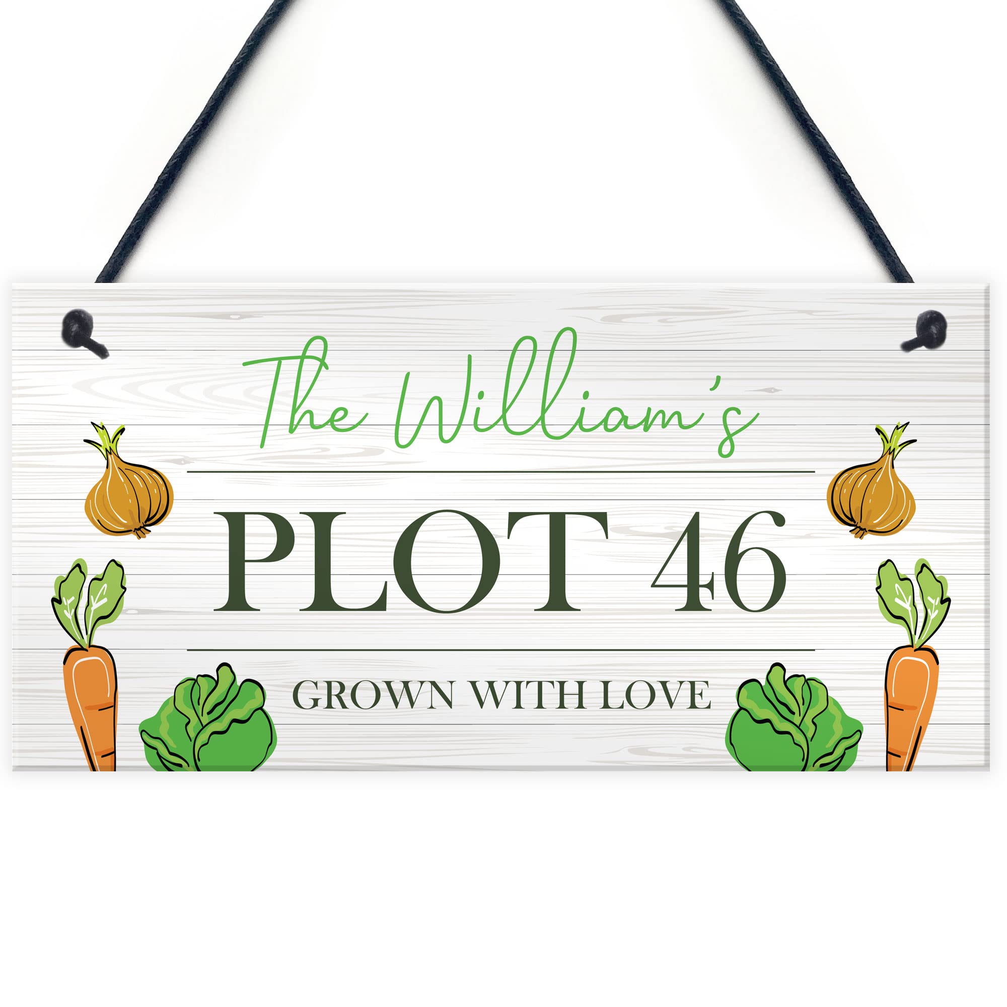 Red Ocean Multicoloured Funny Allotment Sign Personalised Plot Sign Garden Summerhouse Shed Sign Family