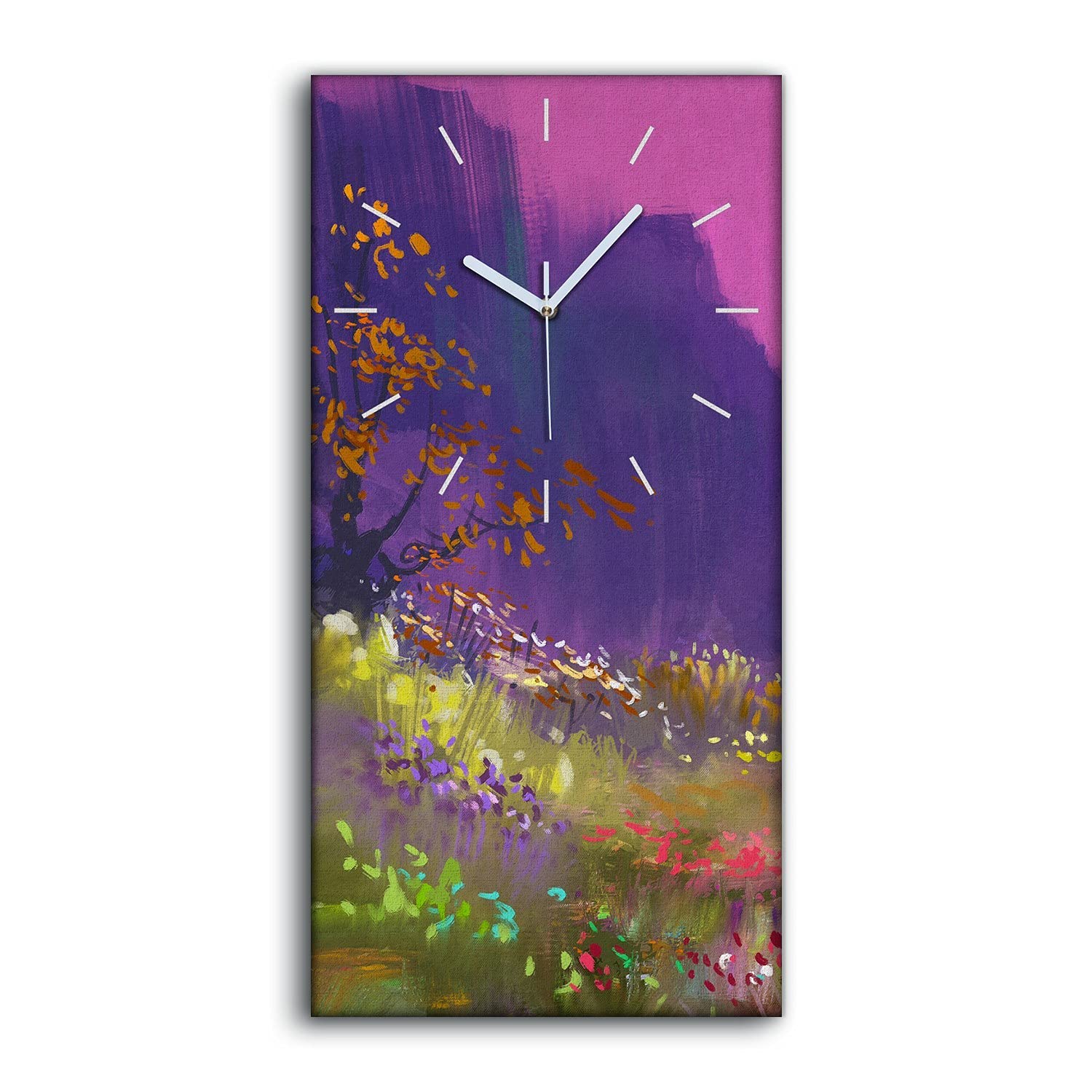 Horloge sur Toile sans Tic Tac pour Retrouver le Calme dans la Chambre