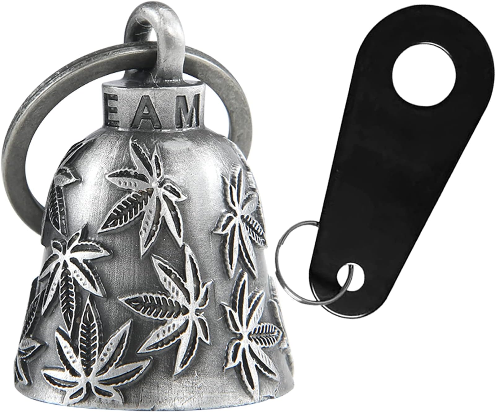 Motorcycle Bell for Bikers Women Men W/Hanger, Biker Bell for Riders, Good Luck Riding Bell Moto Accessories