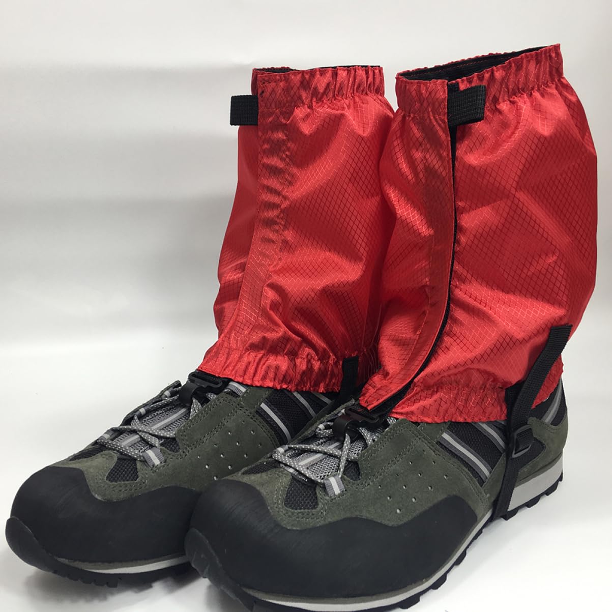 BESPORTBLE 3 Paires De Guêtres De Randonnée Dextérieur Rouges Légères Et Élastiques Faciles À Mettre Et À Enlever