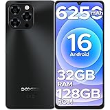 DOOGEE DOOGEE Note 58 Android 16 Unlocked Phones, 32GB+128GB/2TB Expand Cell Phone, 6.6''HD+90Hz Dispaly, 6250mah Battery, 4G Dual Sim Unlocked Smartphone, Widevine L1/NFC/OTG/Face Unlock