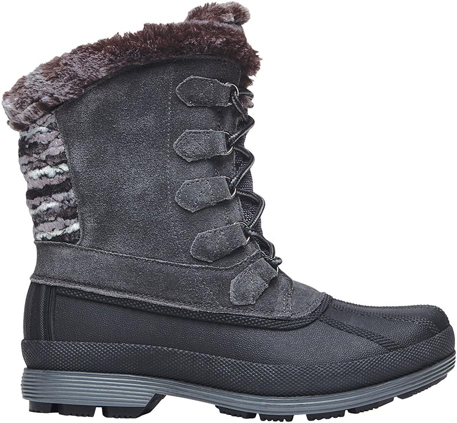 Propét Womens Lumi Tall Duck Casual Boots Mid Calf - Black