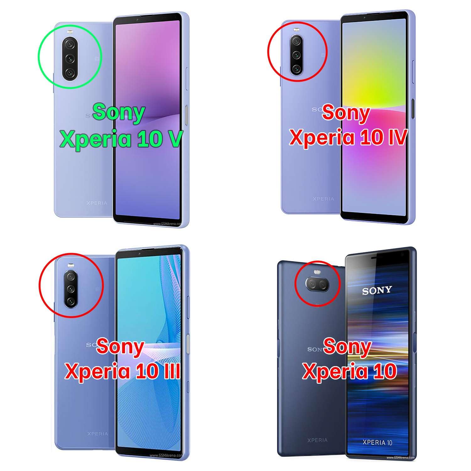 Cover EbetStar Per Sony Xperia 10 V, Custodia In Silicone Trasparente TPU Antiurto Con Bordi Rinforzati + Vetro Temperato - 2