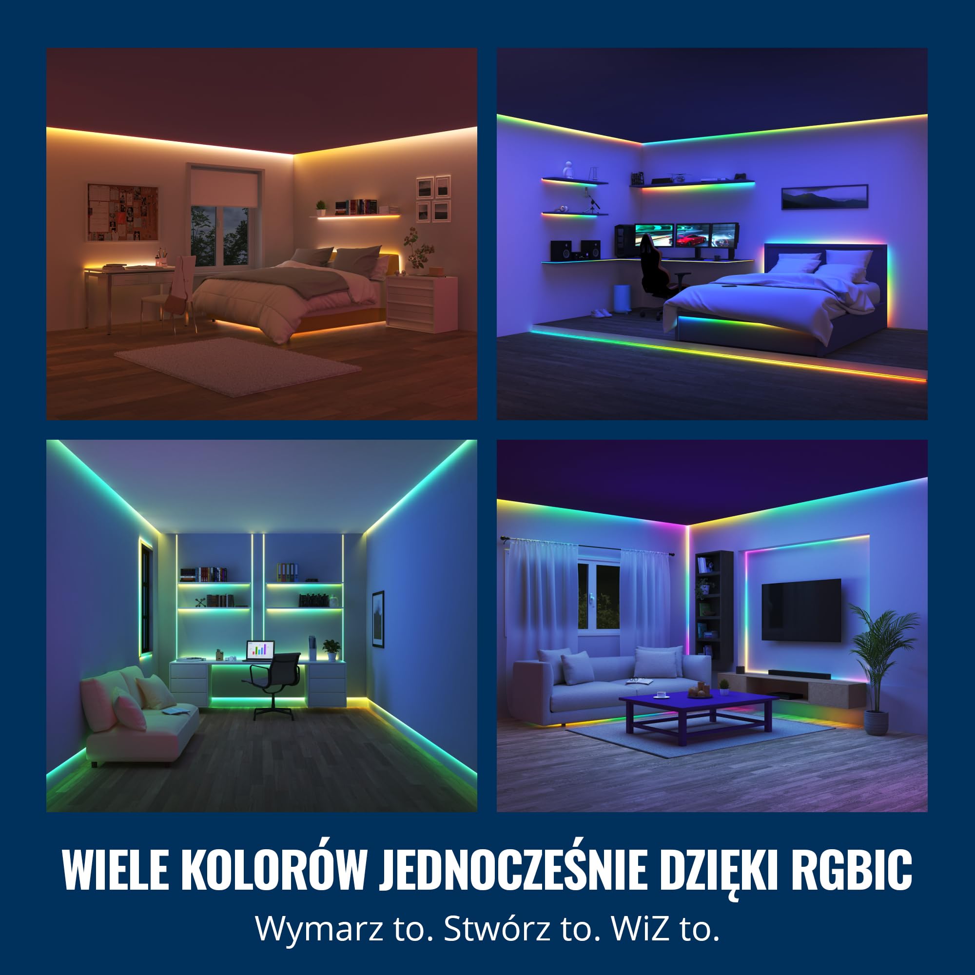WiZ RGBIC LED strip 20m Type-C