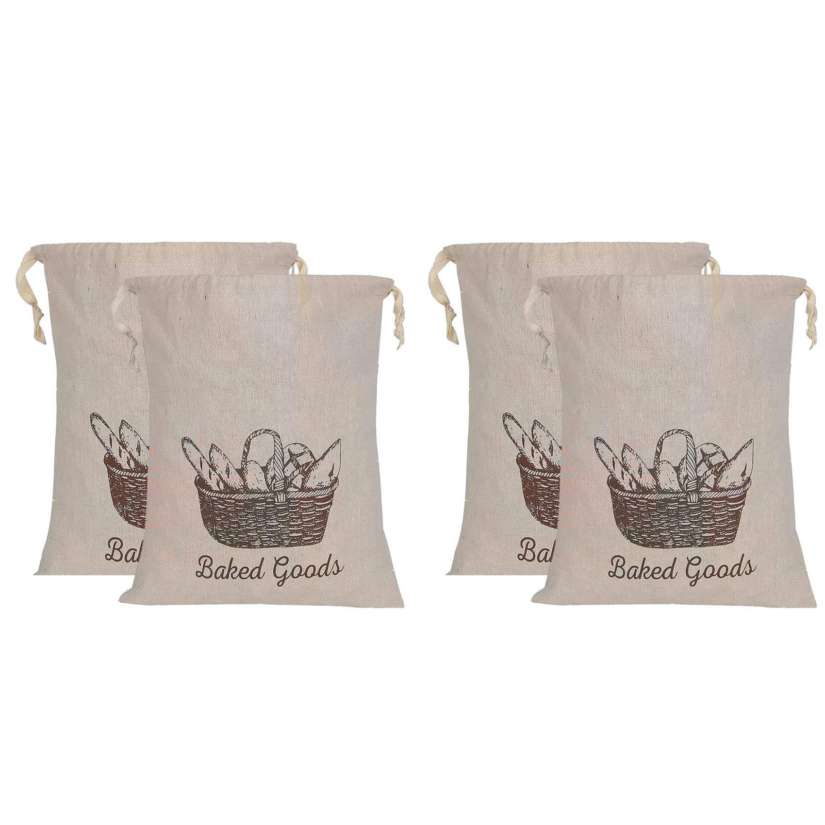 Sac à pain anti-moisissure en lin naturel réutilisable pour pain de stockage
